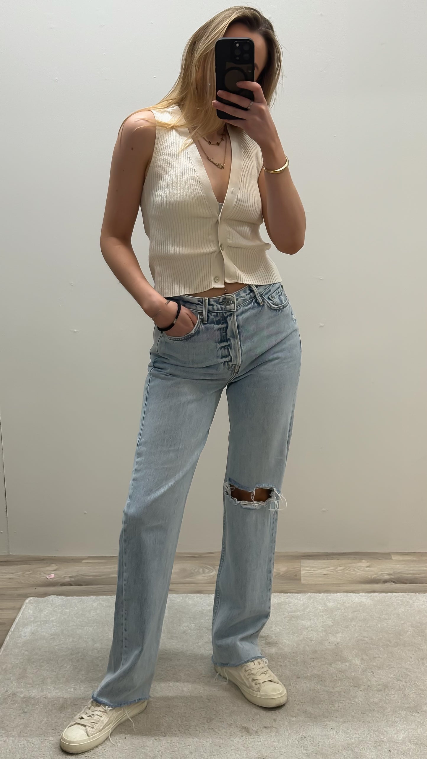 GRLFRND Blue Denim Jeans 26