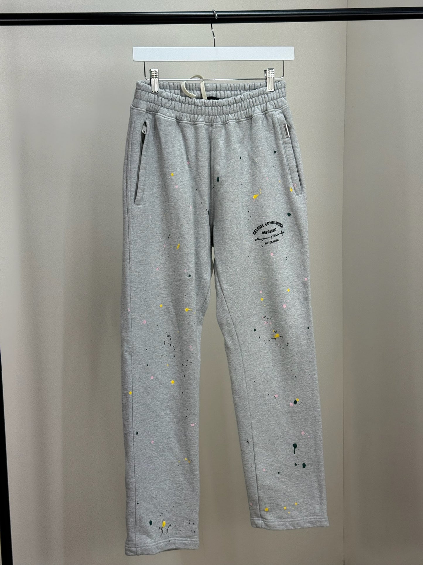 Represent Grey Paint splash tracksuit Set - M/L