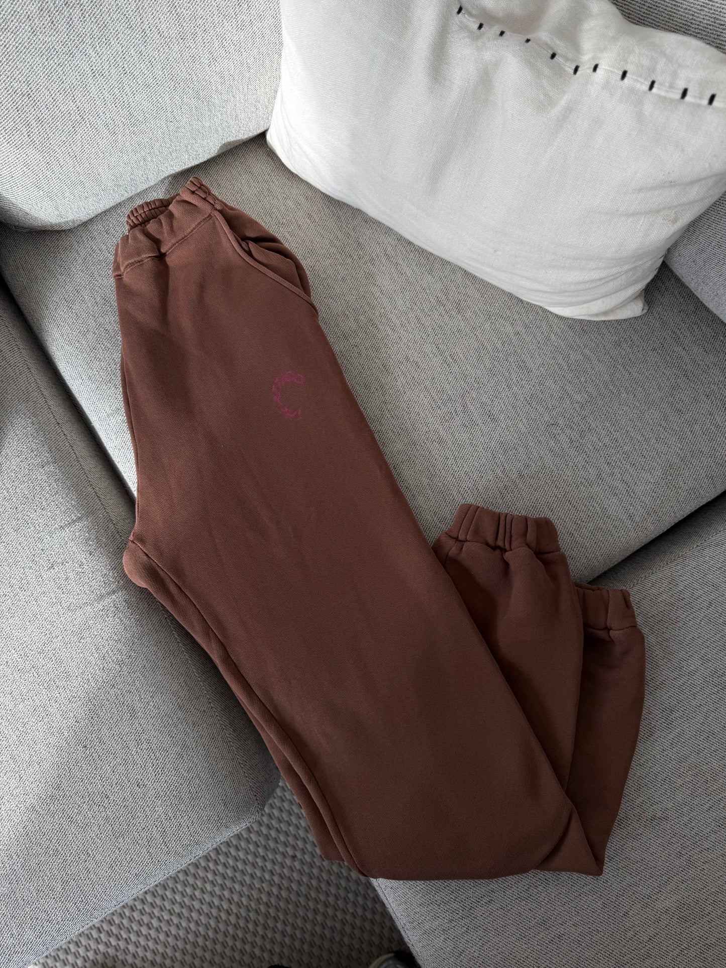 The Attico Brown Tracksuit Bottoms - XS, Suited For UK 8