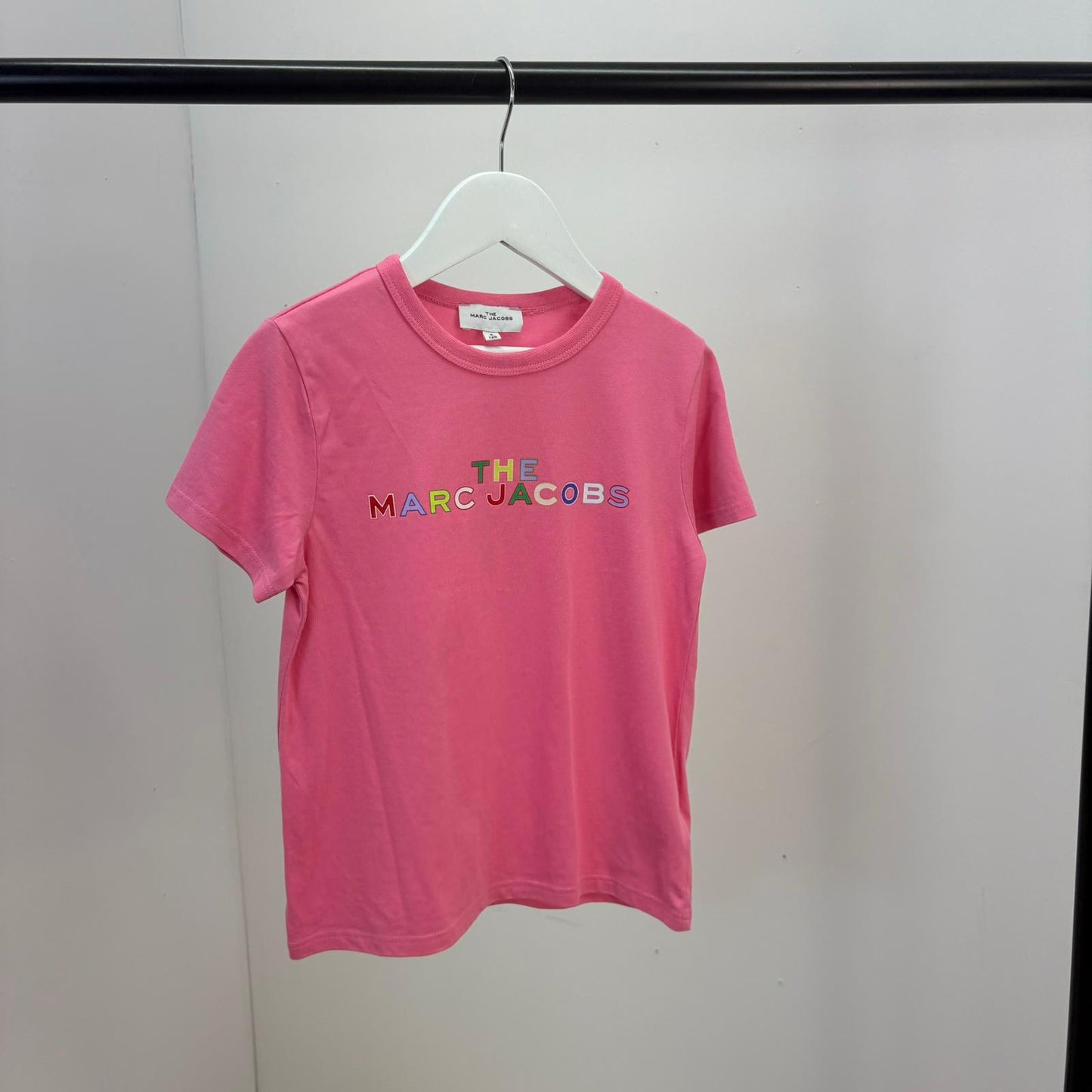 Kids Marc Jacobs Pink Logo T-Shirt- Age 8