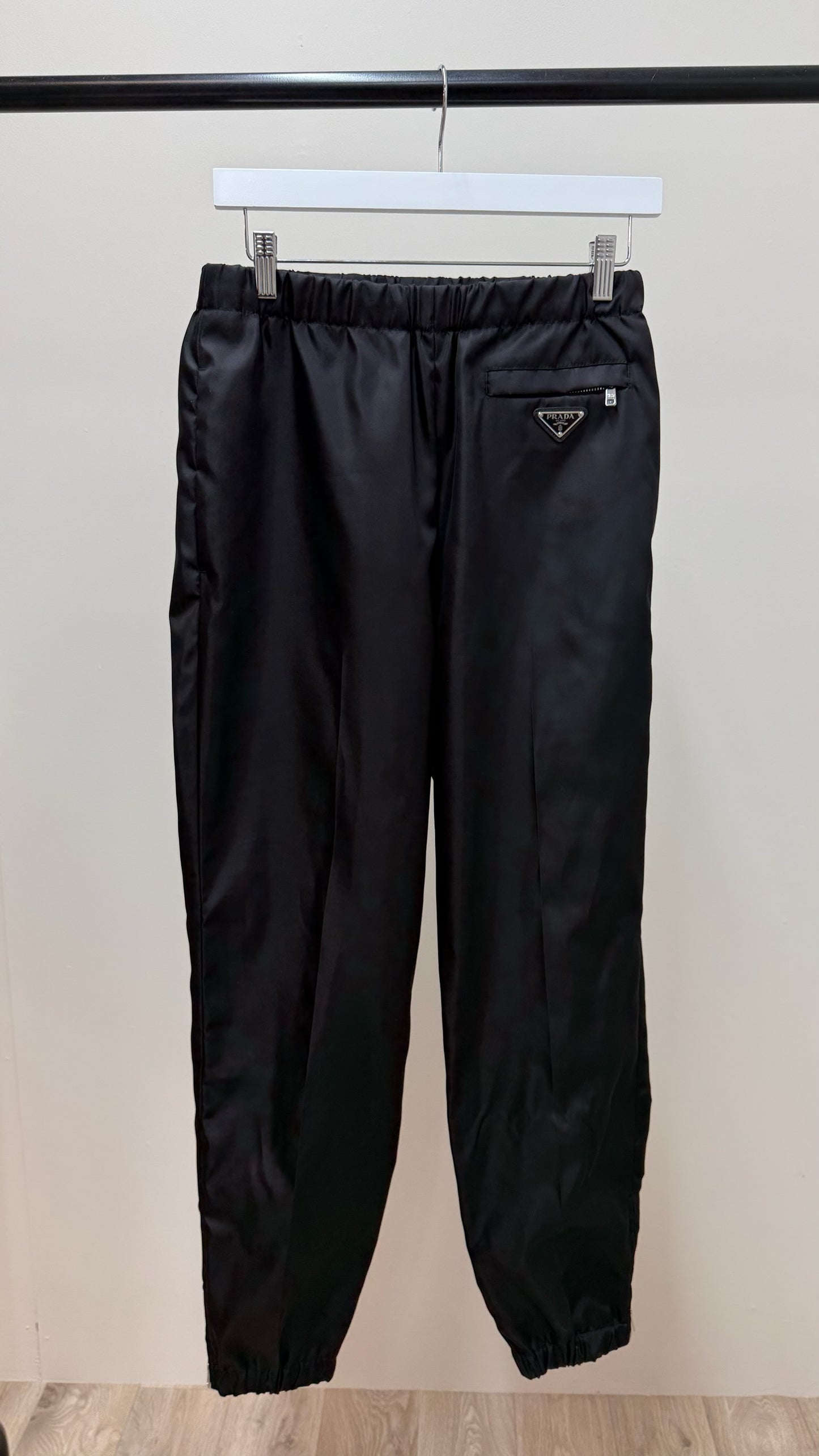 Prada Straight-Leg Re-Nylon Gabardine Trousers-42/Small