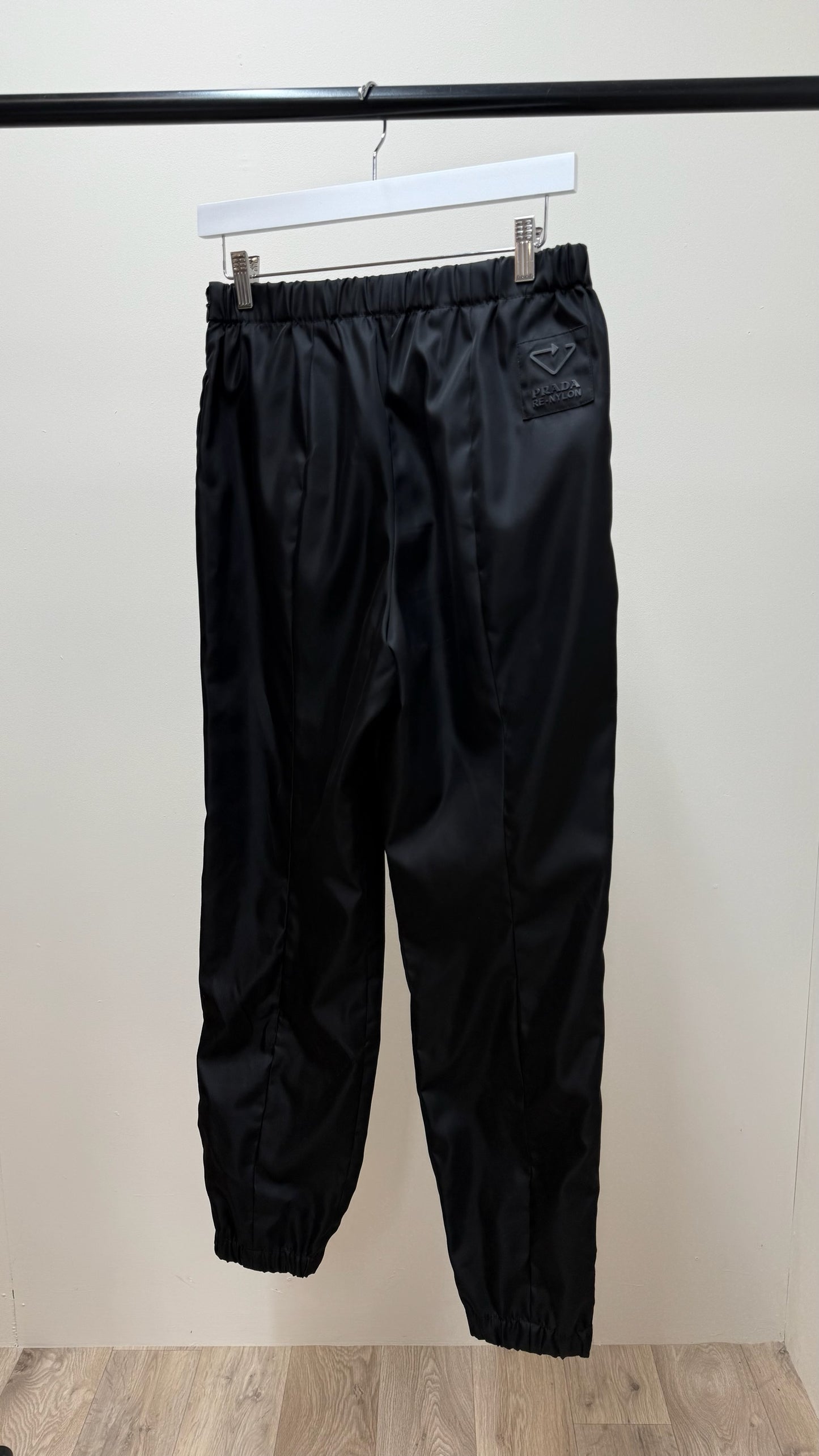 Prada Straight-Leg Re-Nylon Gabardine Trousers-42/Small
