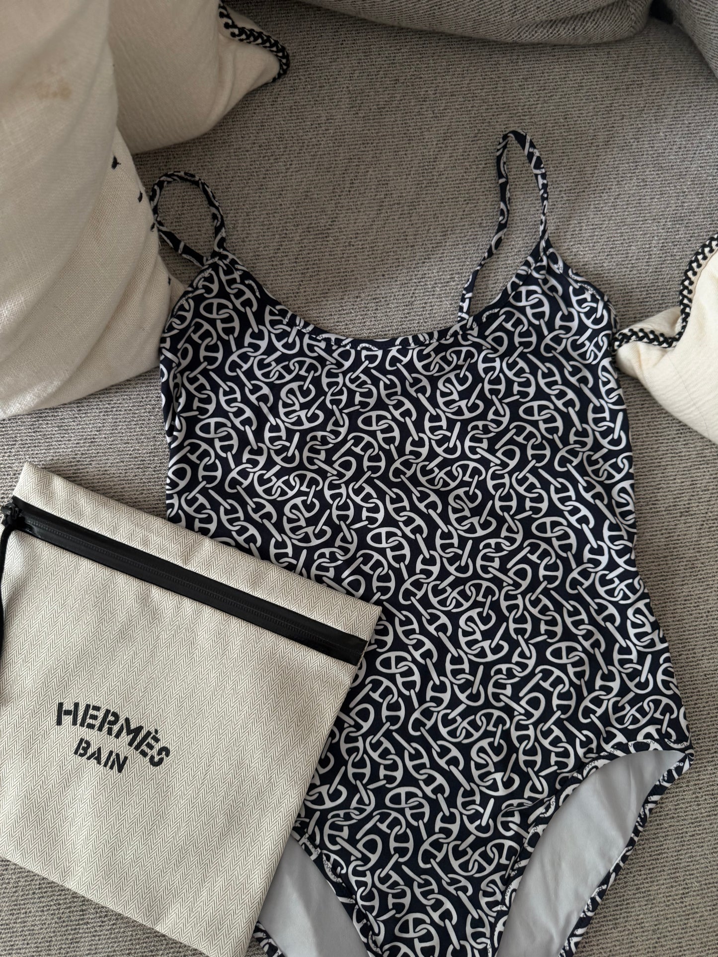 Hermes Naoussa one piece swimsuit - UK 8