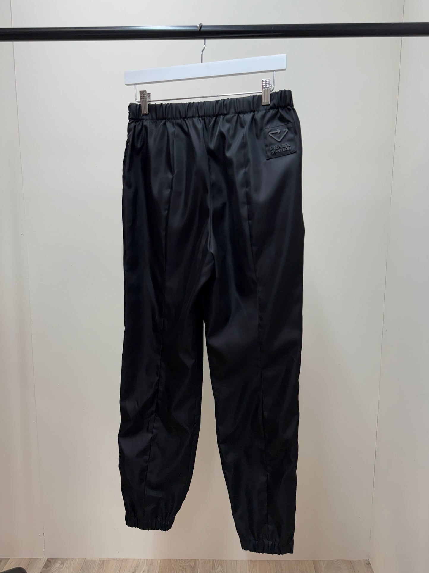 Prada Straight-Leg Re-Nylon Gabardine Trousers-42/Small
