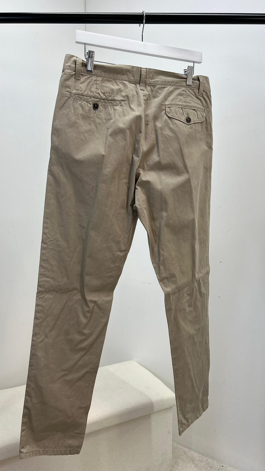 Dolce & Gabanna Beige Straight Leg Chino Trousers DRC(46/S-M)