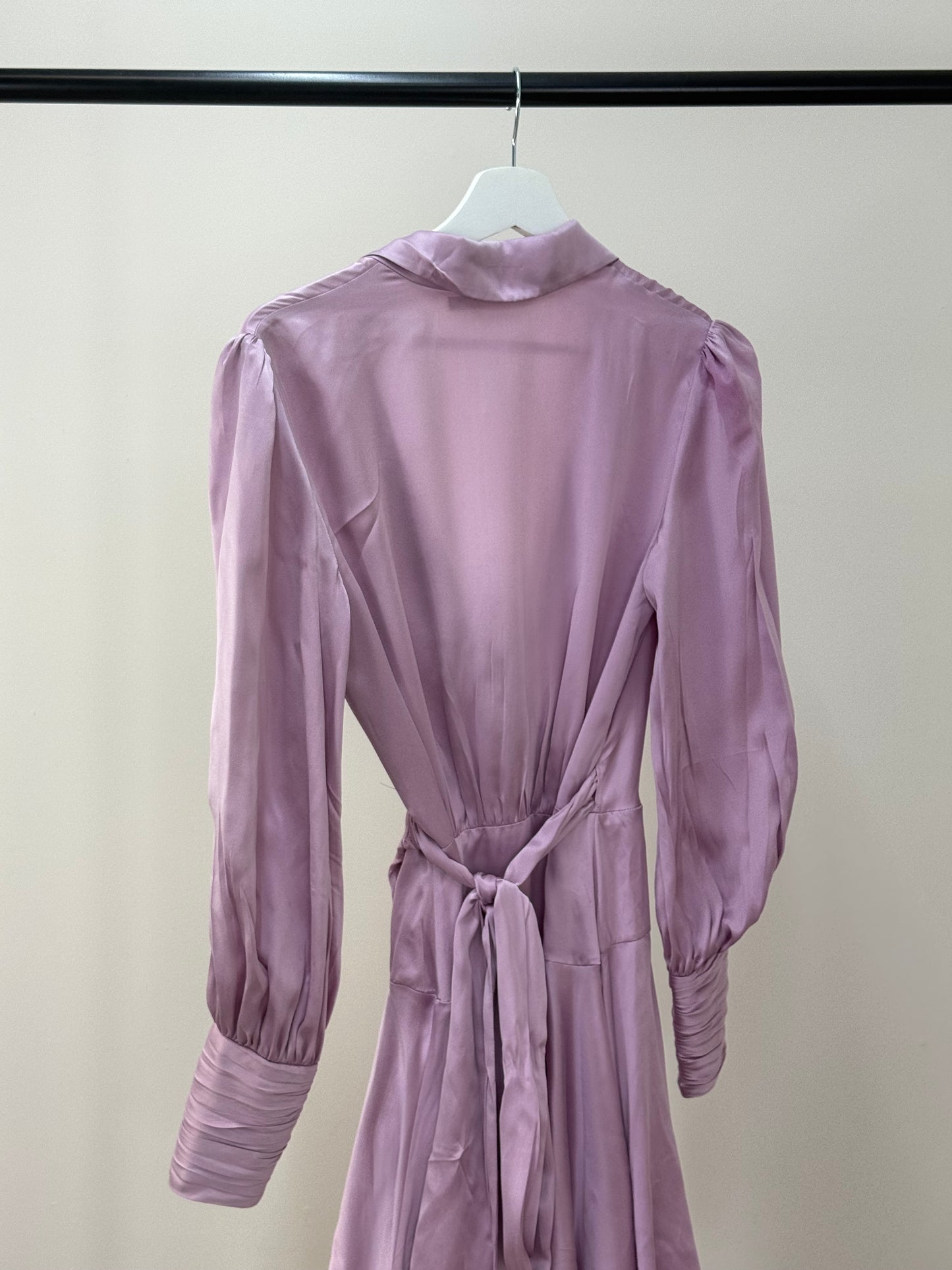 Zimmermann Lilac Silk Wrap Dress 1- UK 8/10