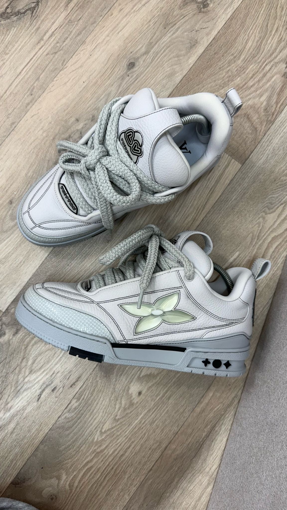 Louis Vuitton Grey Lv Skate Trainer-UK 7.5