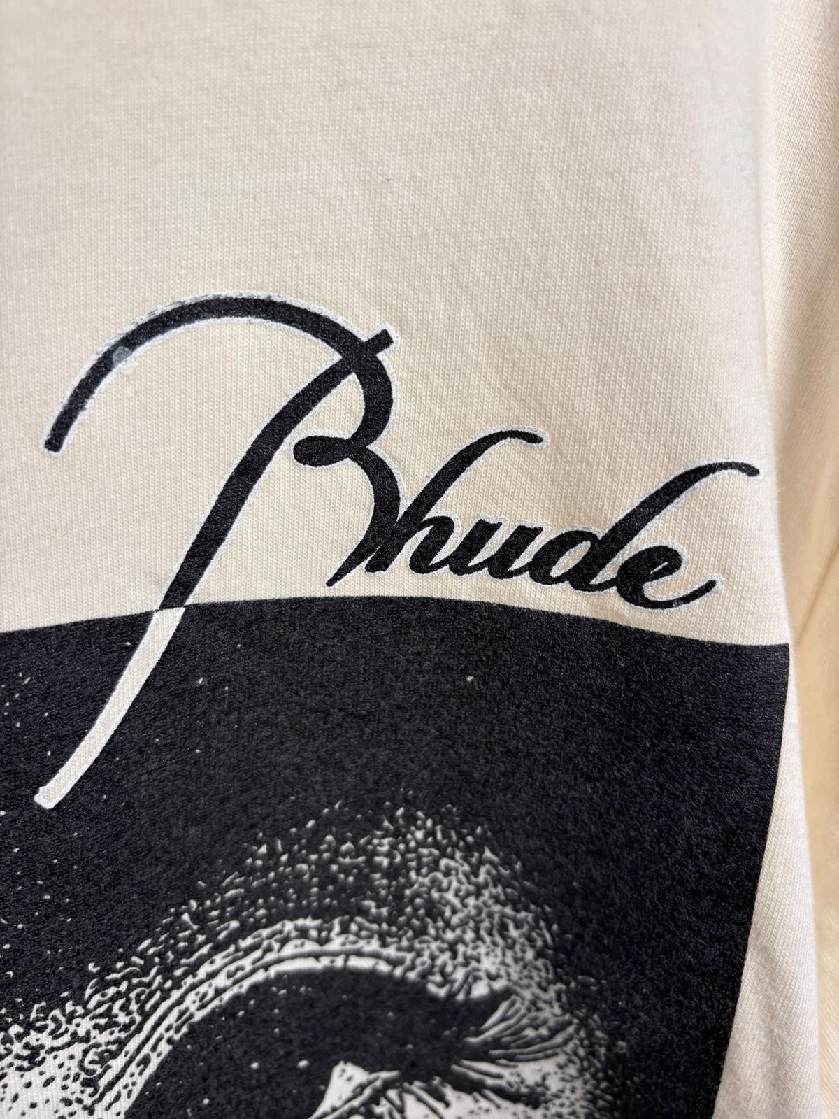Rhude Nude & Black Longsleeve top - Medium