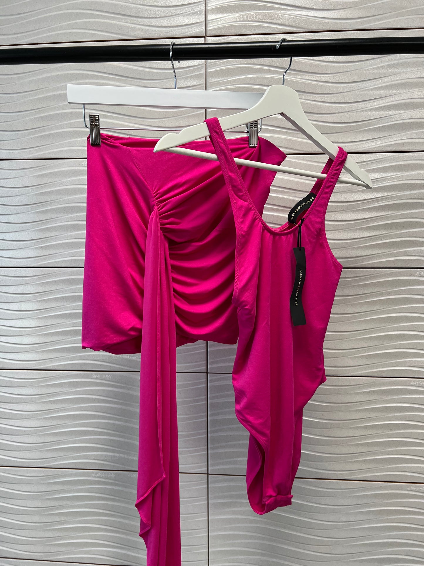 Alexander Vauthier Pink Draped Skirt - Brand New In Tags (40/S-M)