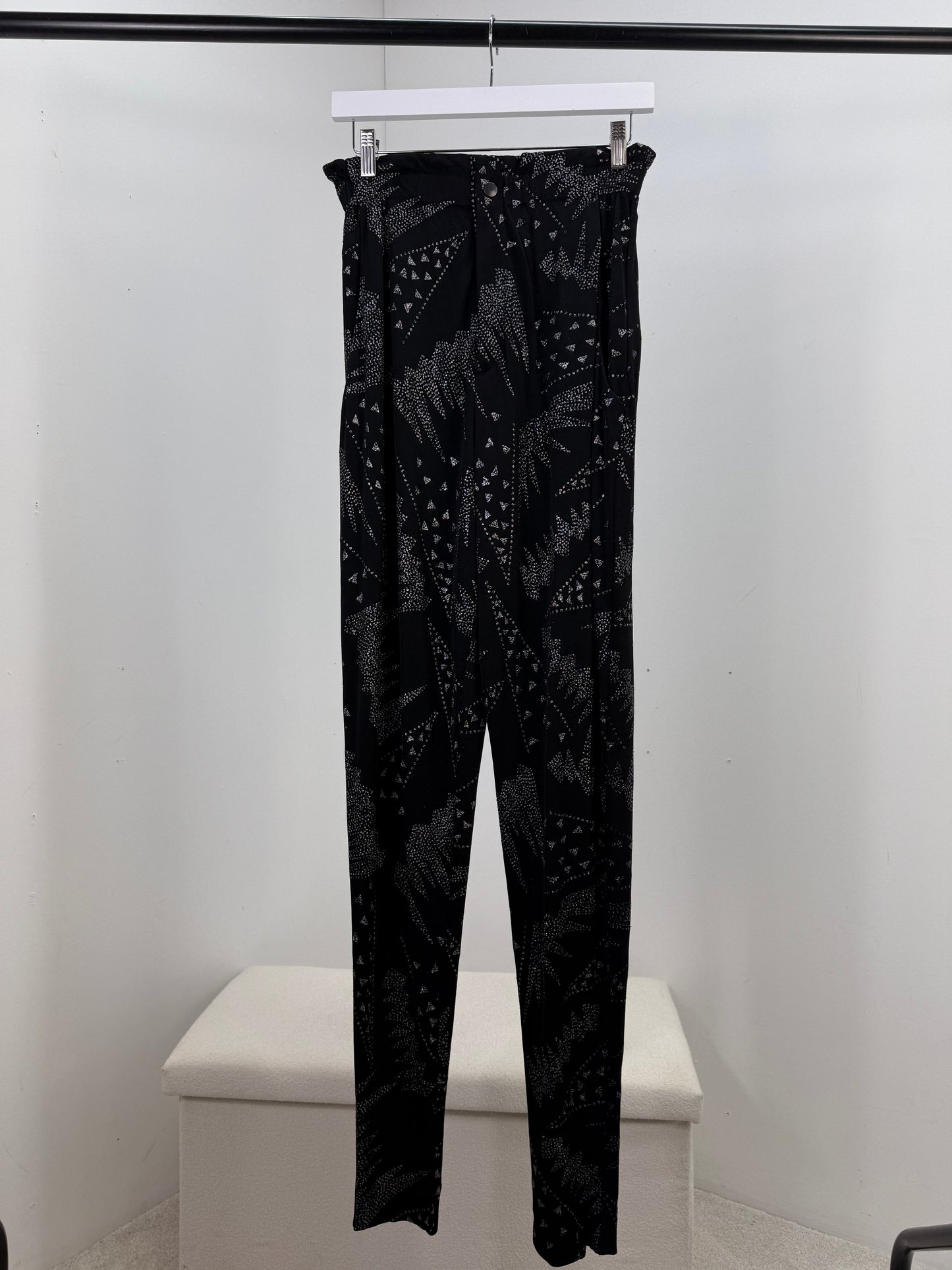 Isobel Marant Black & Silver Detail Trouser Co-Ord - UK 8