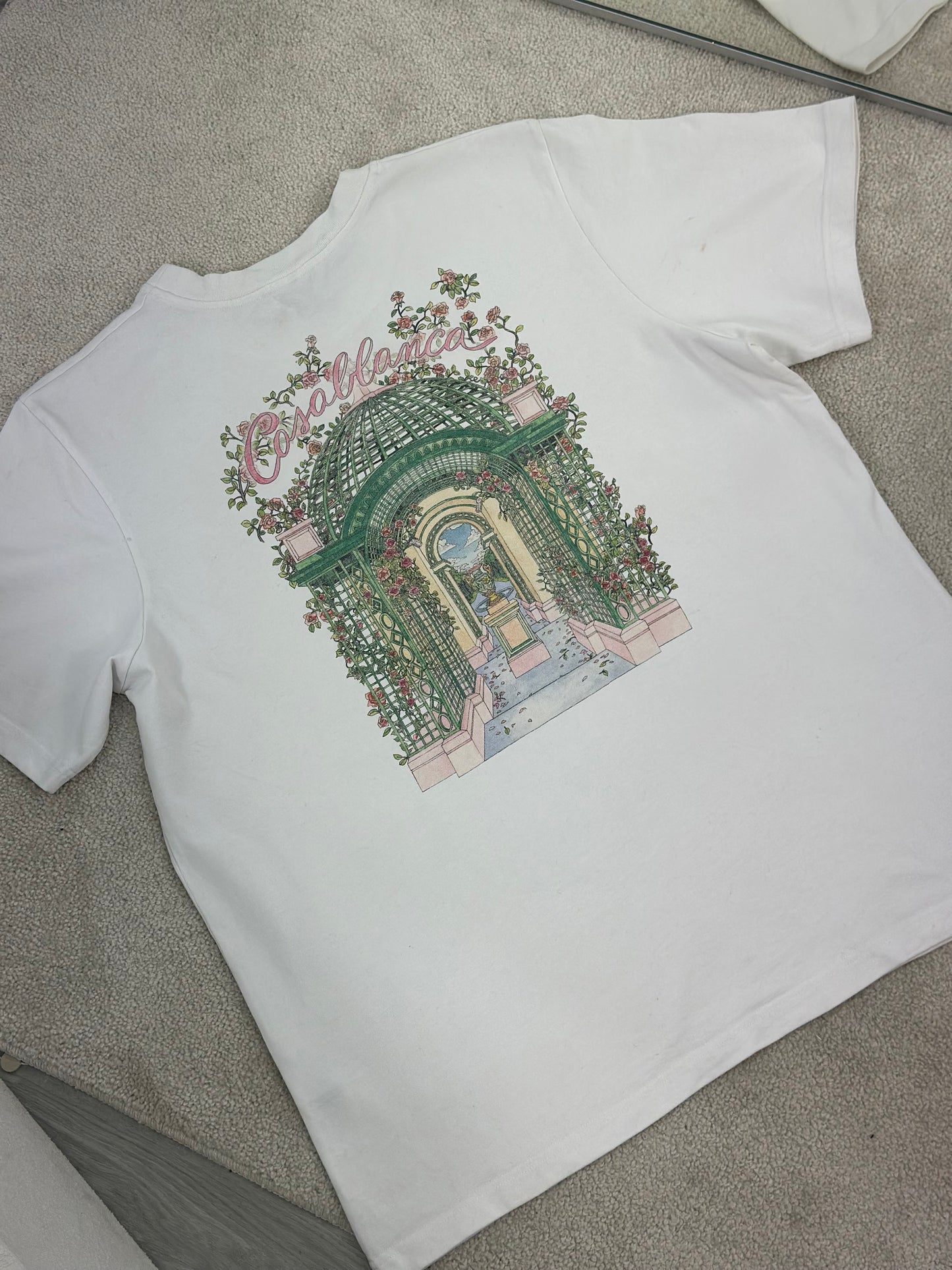 Casablanca White Ally T-Shirt - XXL