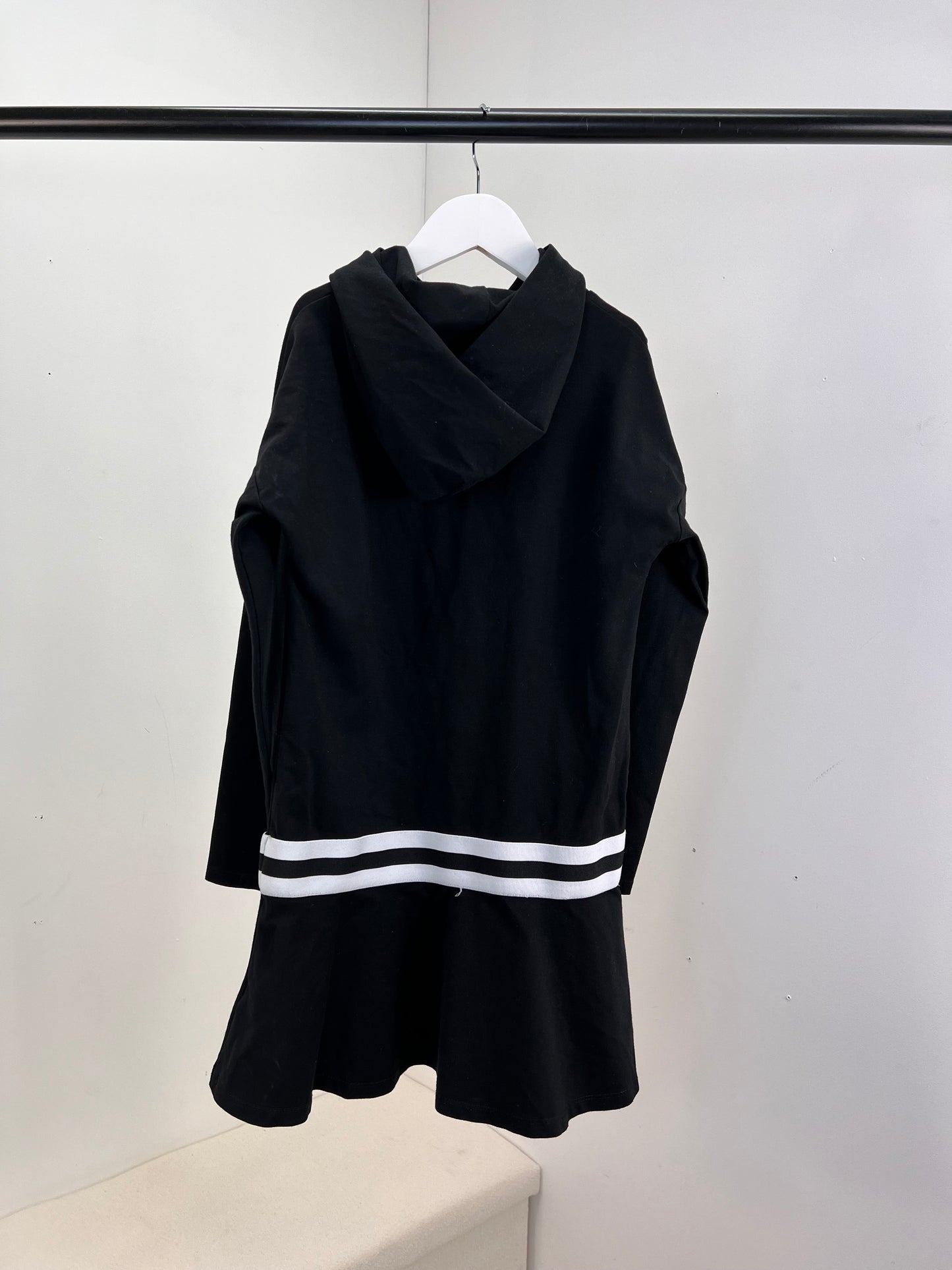 Kids DKNY Black & White Logo Jumper Dress - Age 8