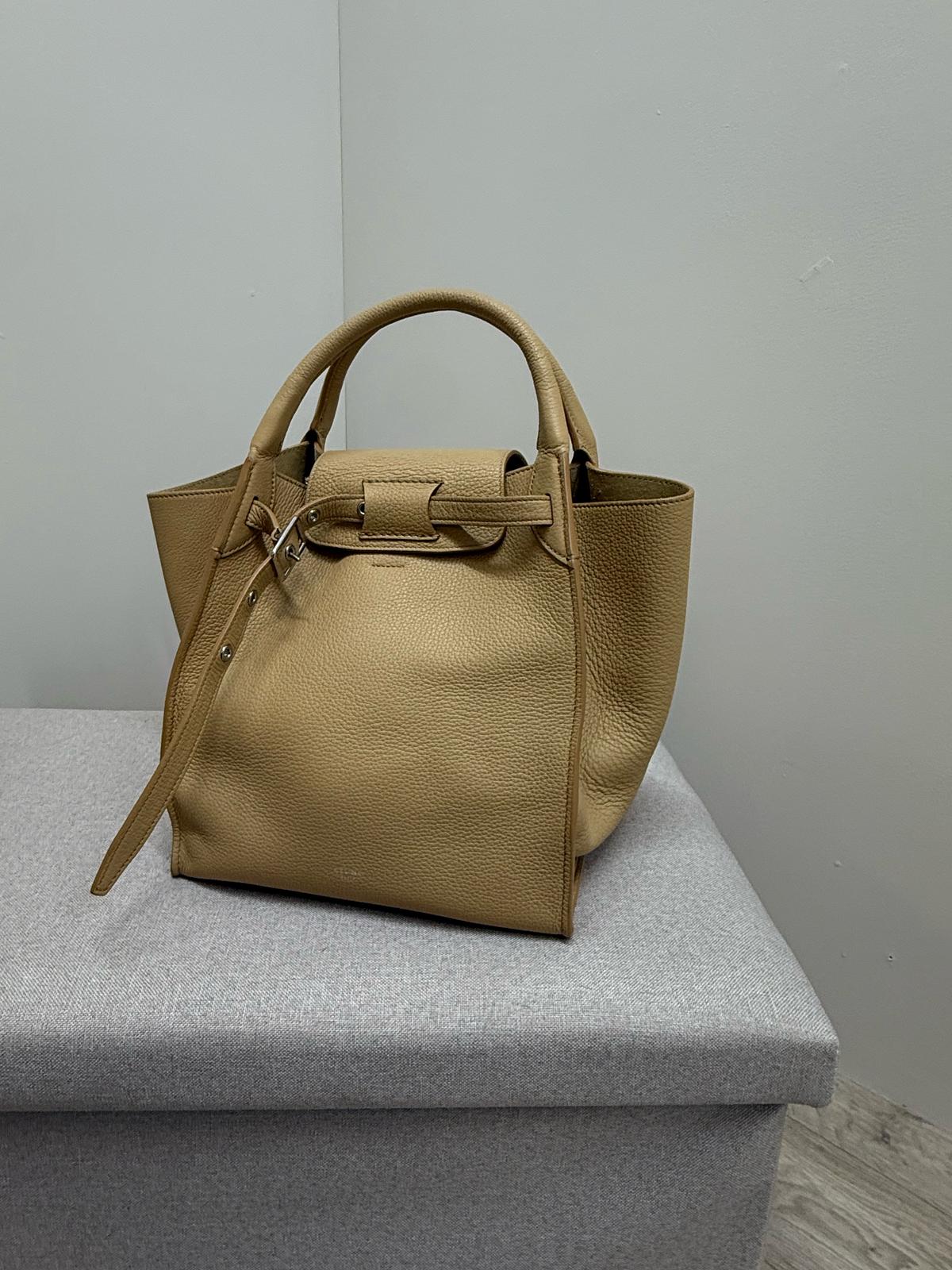 Celine ‘Big Bag’ Tan Handbag , Small