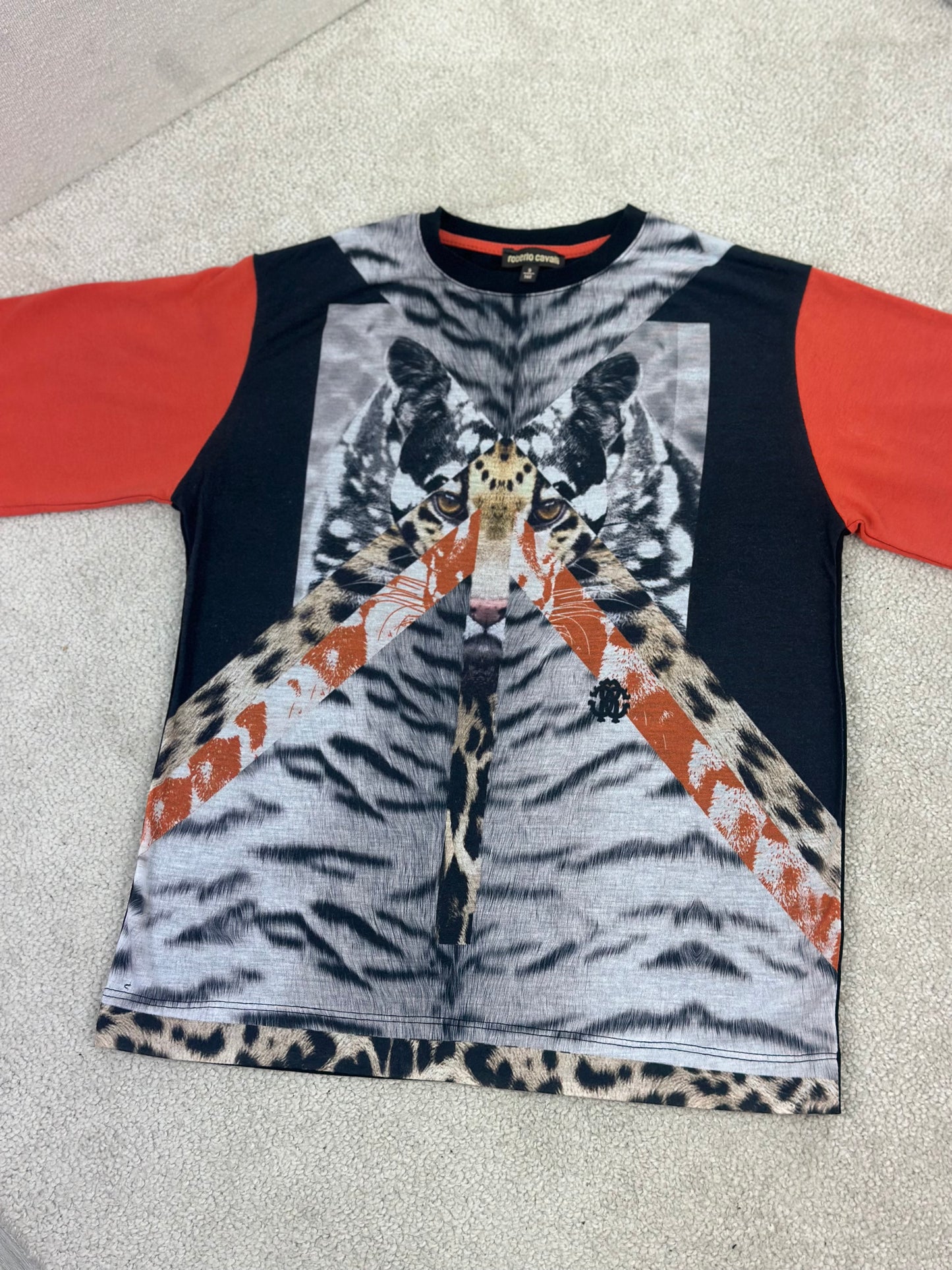 Kids Roberto Cavalli Tiger print T-shirt - Age 9