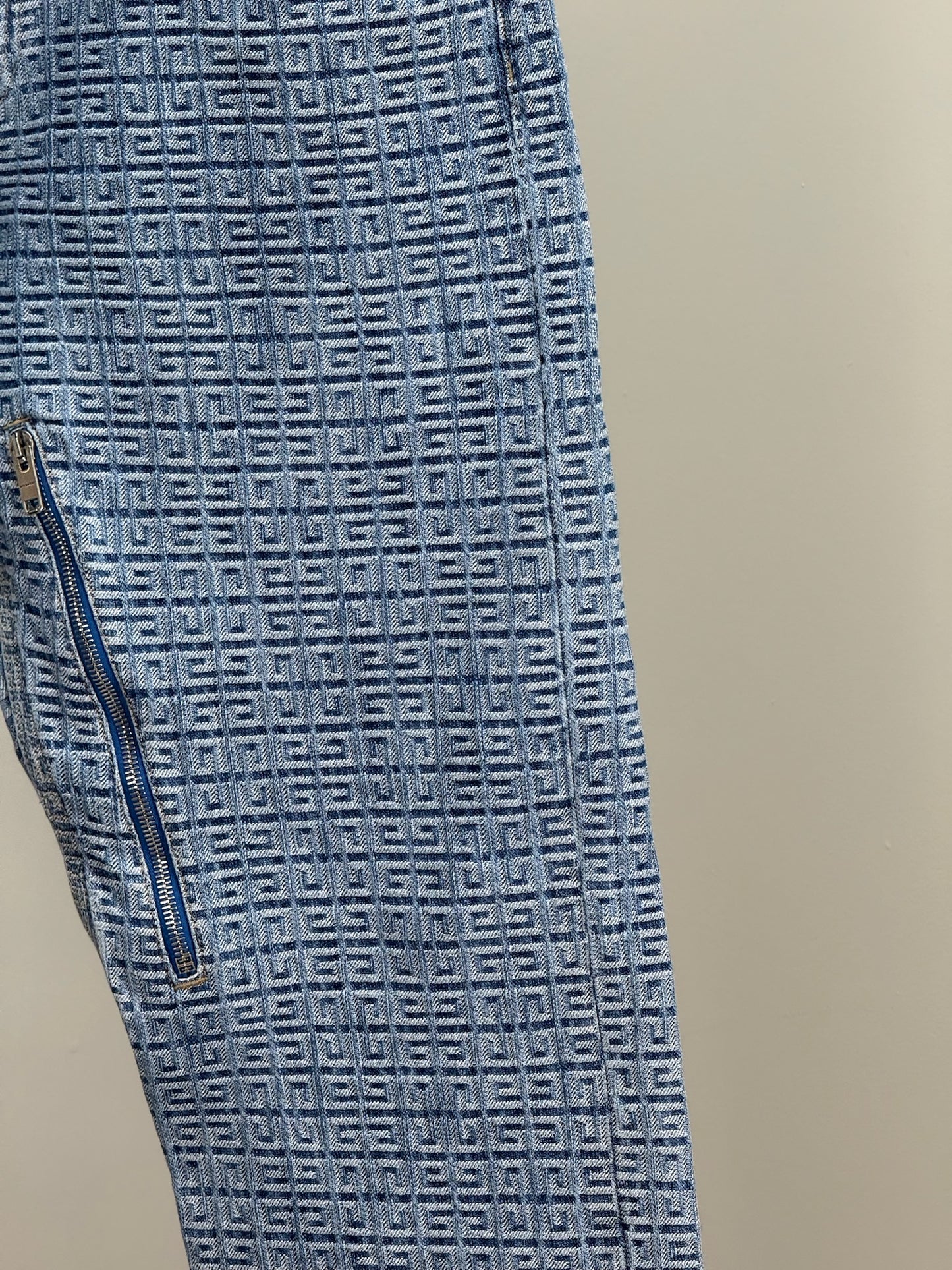 Givenchy Blue 4g print jeans-34