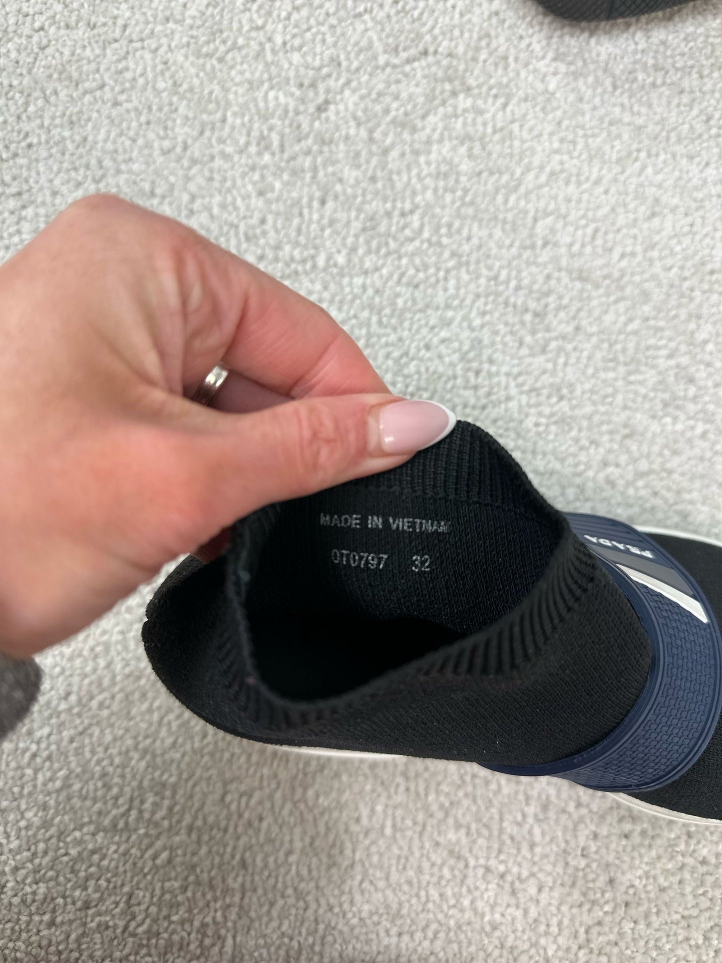 Prada Marine Sport Knit Boot Trainers - Eu 32