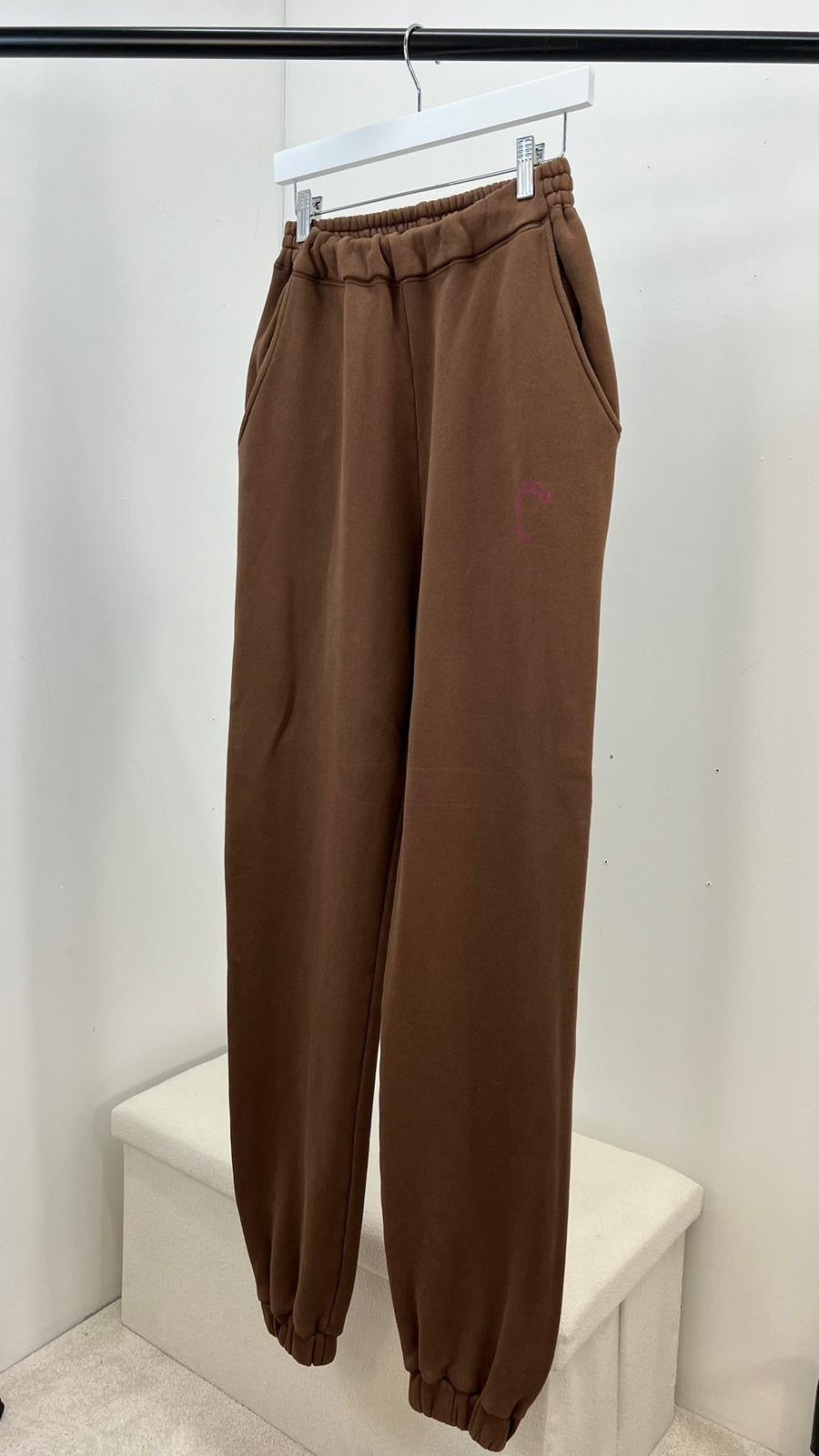 The Attico Brown Tracksuit Bottoms - XS, Suited For UK 8