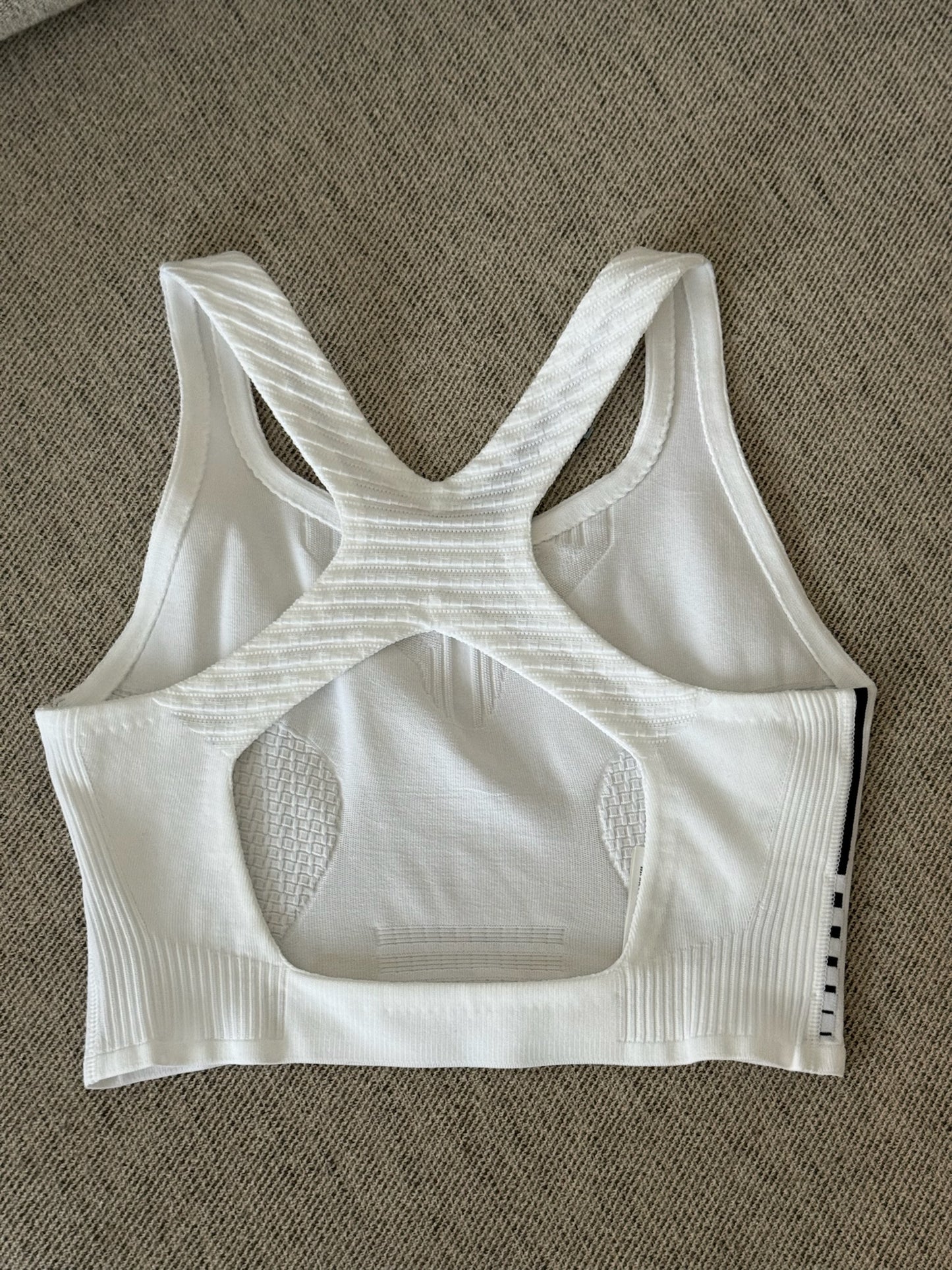 Prada White Sports Bra - small
