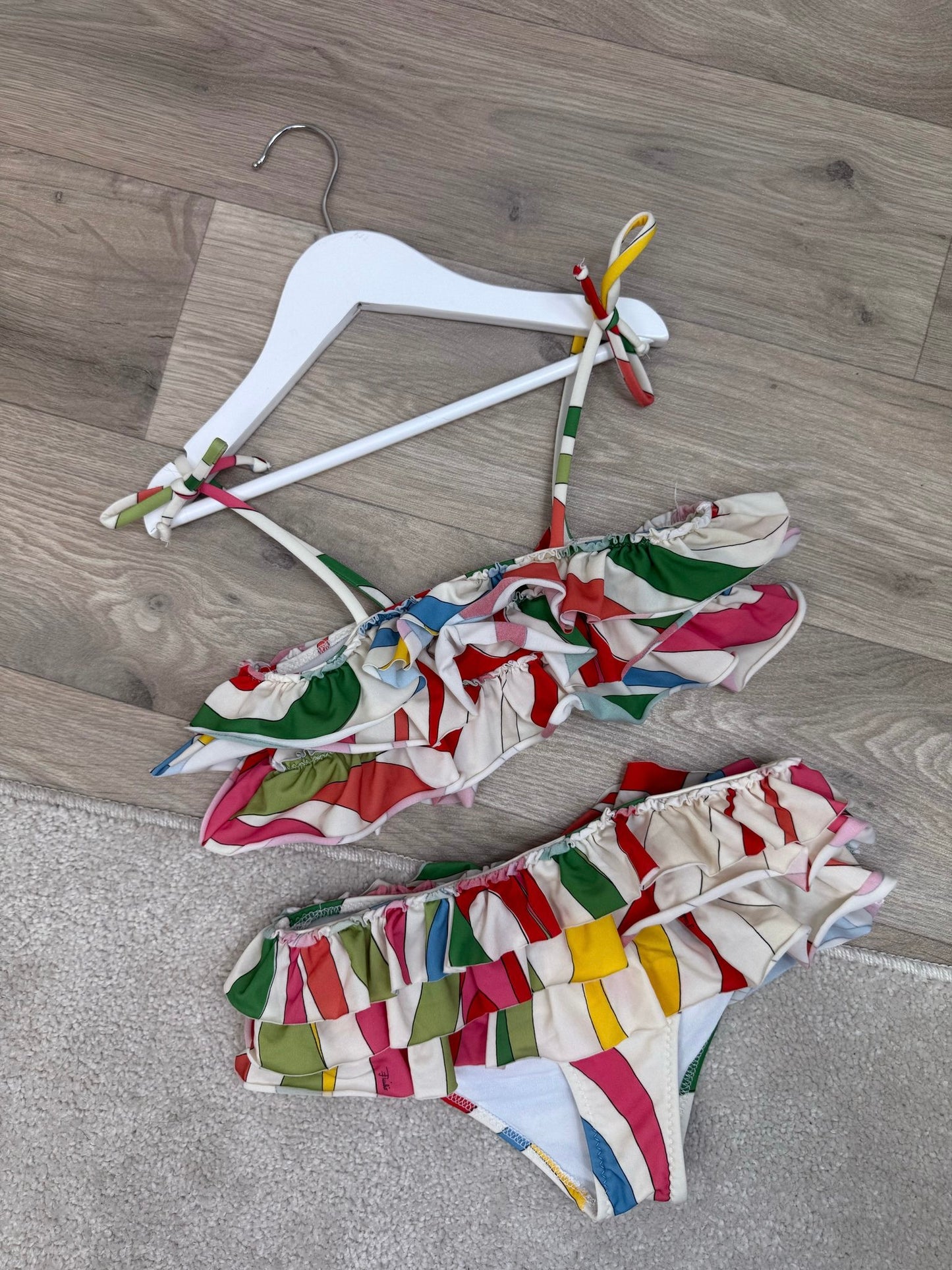 Kids Emilio Pucci Multi Colour Spaghetti Strap - Age 8