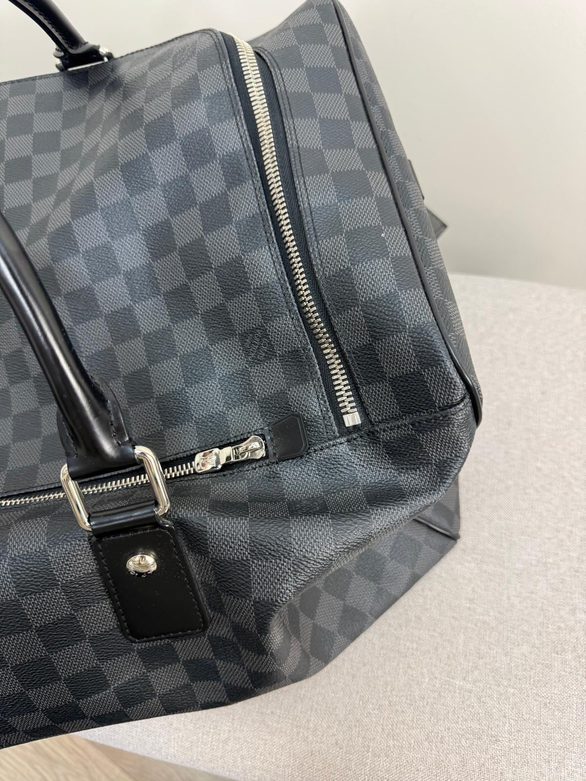 Louis Vuitton Roadster Damier Graphite Black Keepall 50