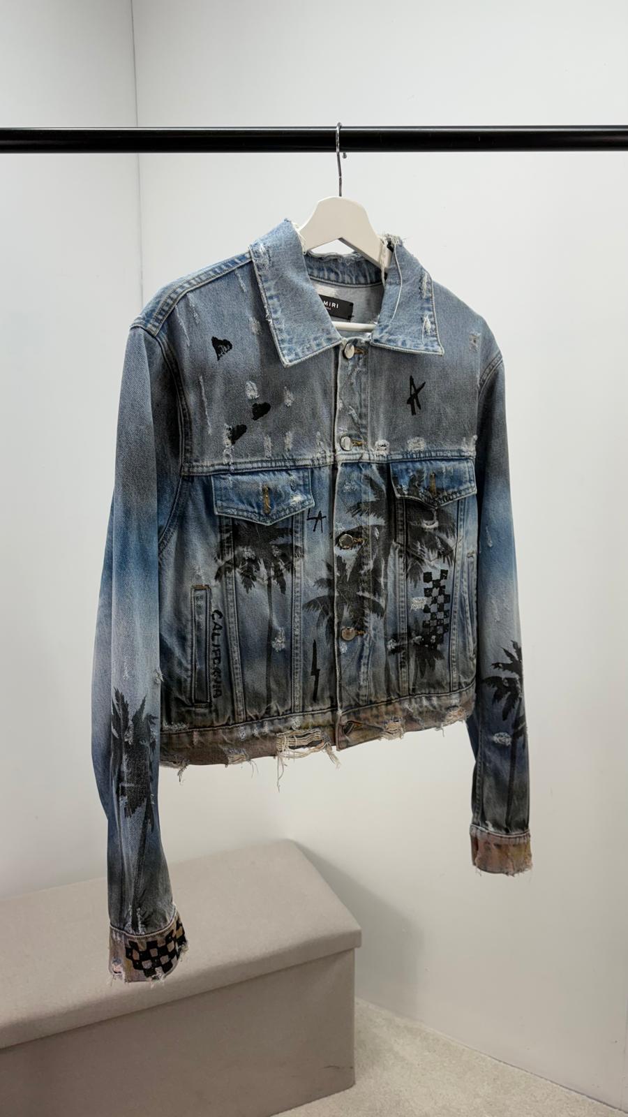 Amiri Palm Tree Denim jacket - Small