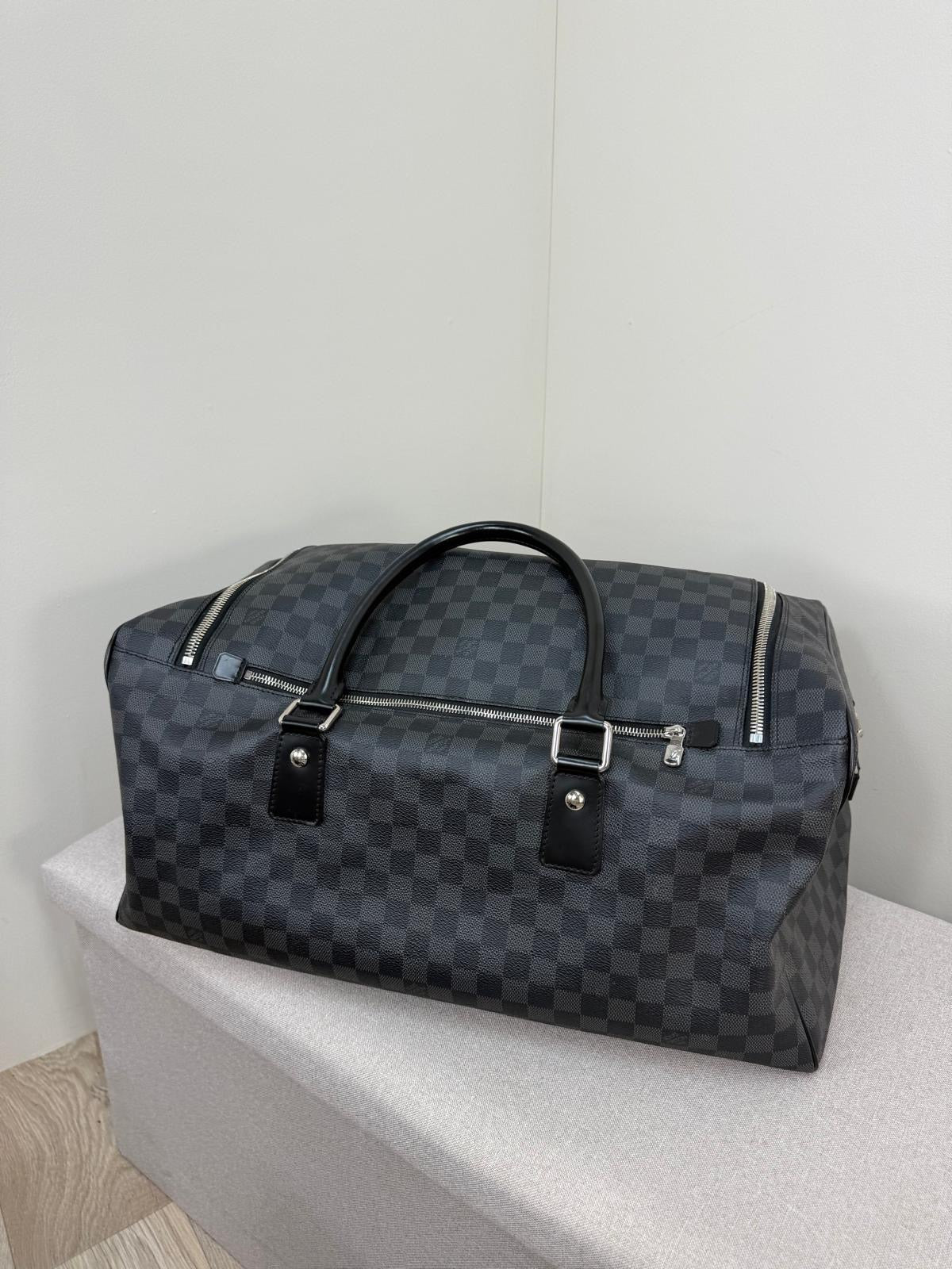 Louis Vuitton Roadster Damier Graphite Black Keepall 50