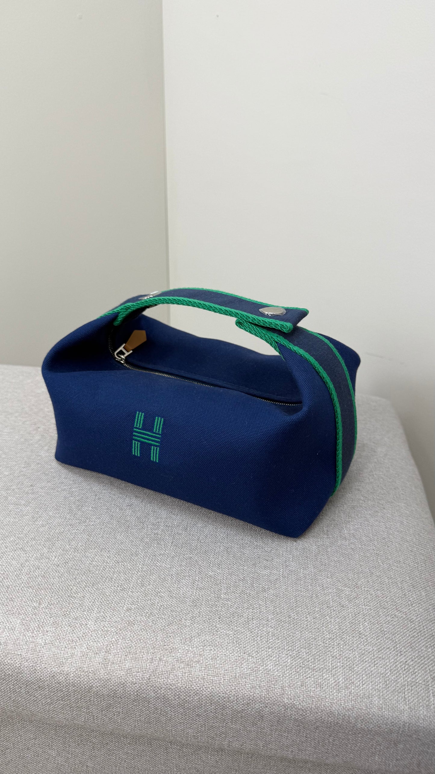 Hermes Blue Bride-a-Brac Blue Vanity Case