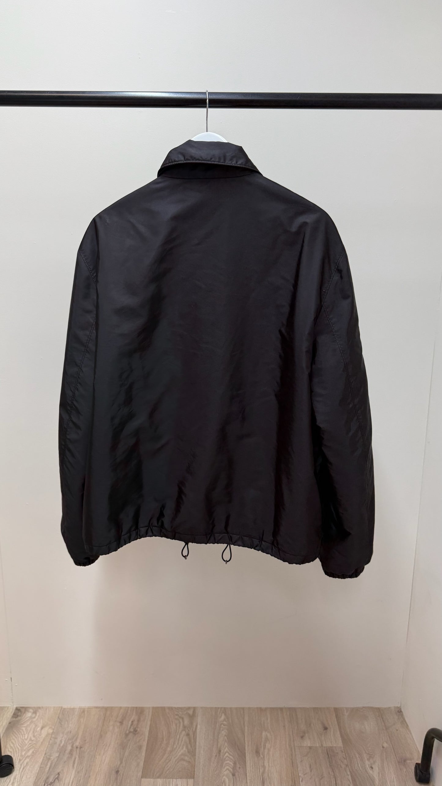 Prada Black Re-Nylon blouson Zip Up Jacket -52/XL
