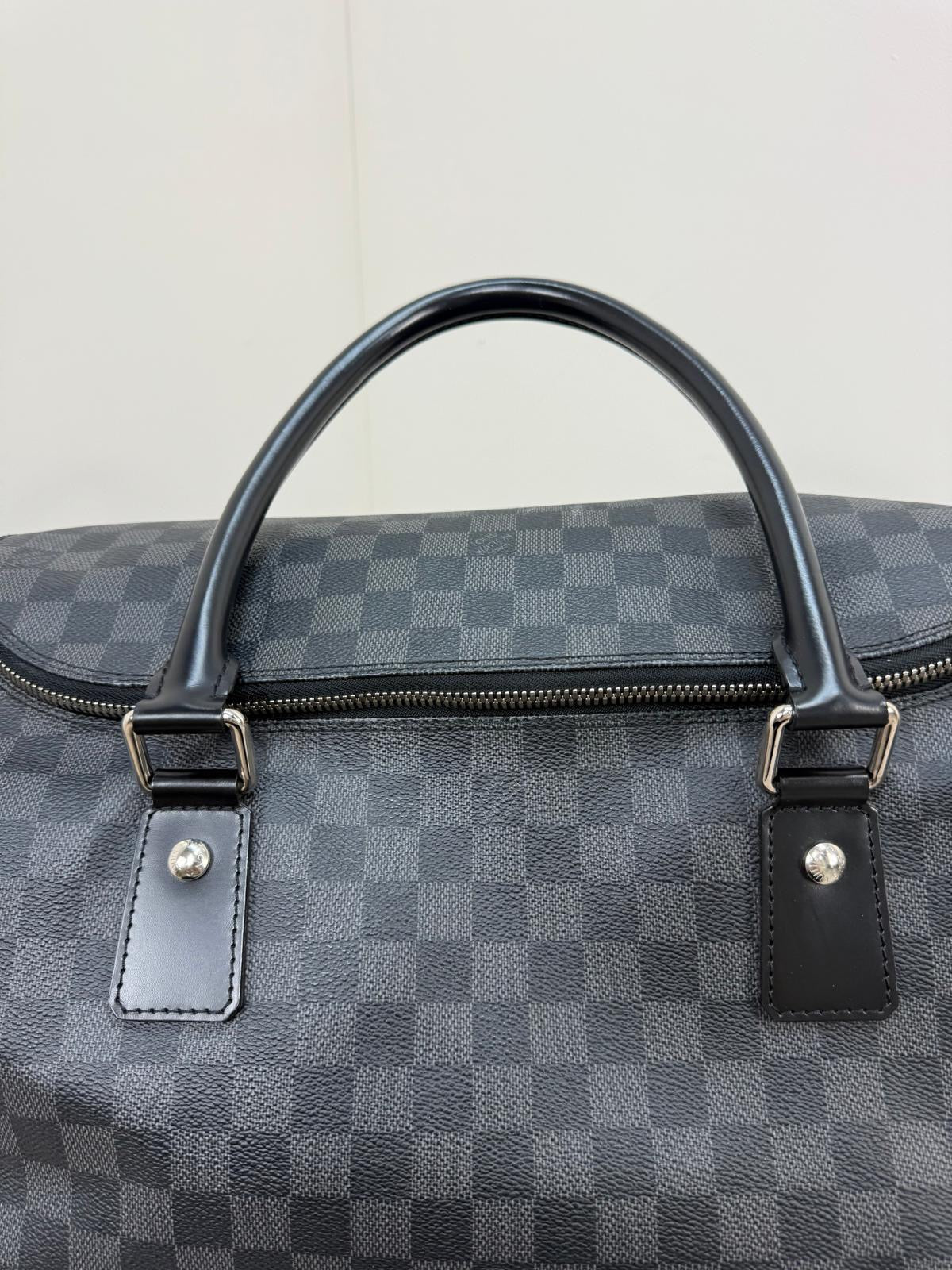 Louis Vuitton Roadster Damier Graphite Black Keepall 50