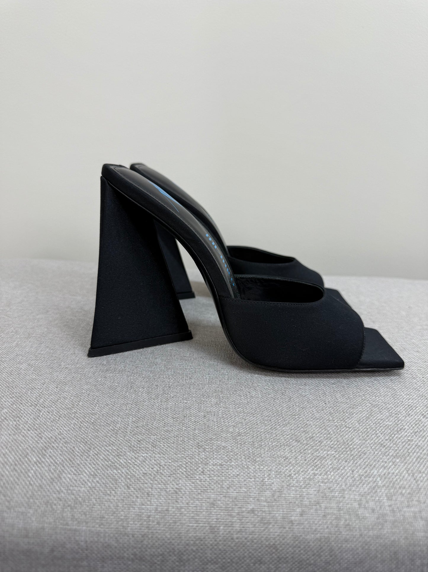 THE ATTICO Cheope black suede mules - UK 4.5