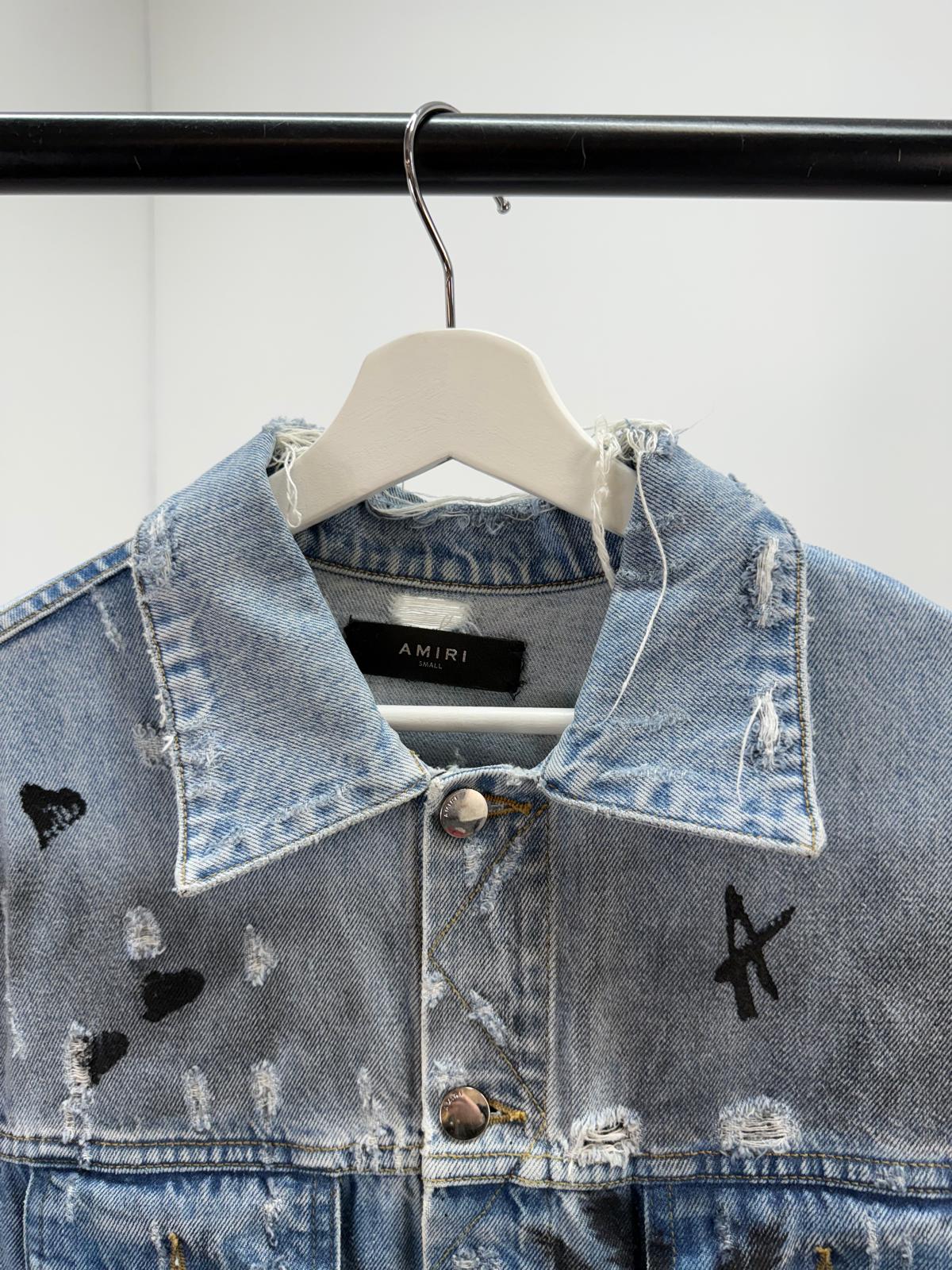 Amiri Palm Tree Denim jacket - Small