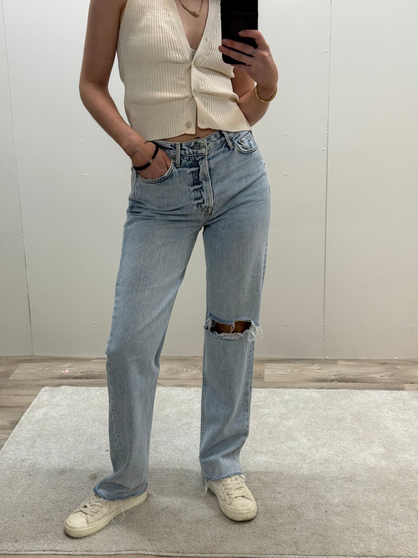 GRLFRND Blue Denim Jeans 26