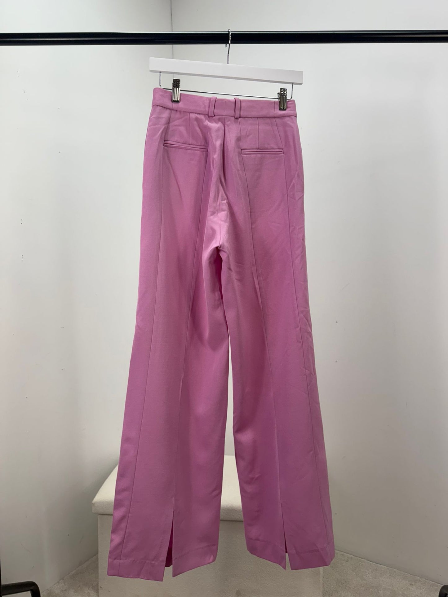Stella McCartney Pink Straight Leg Trouser - Small