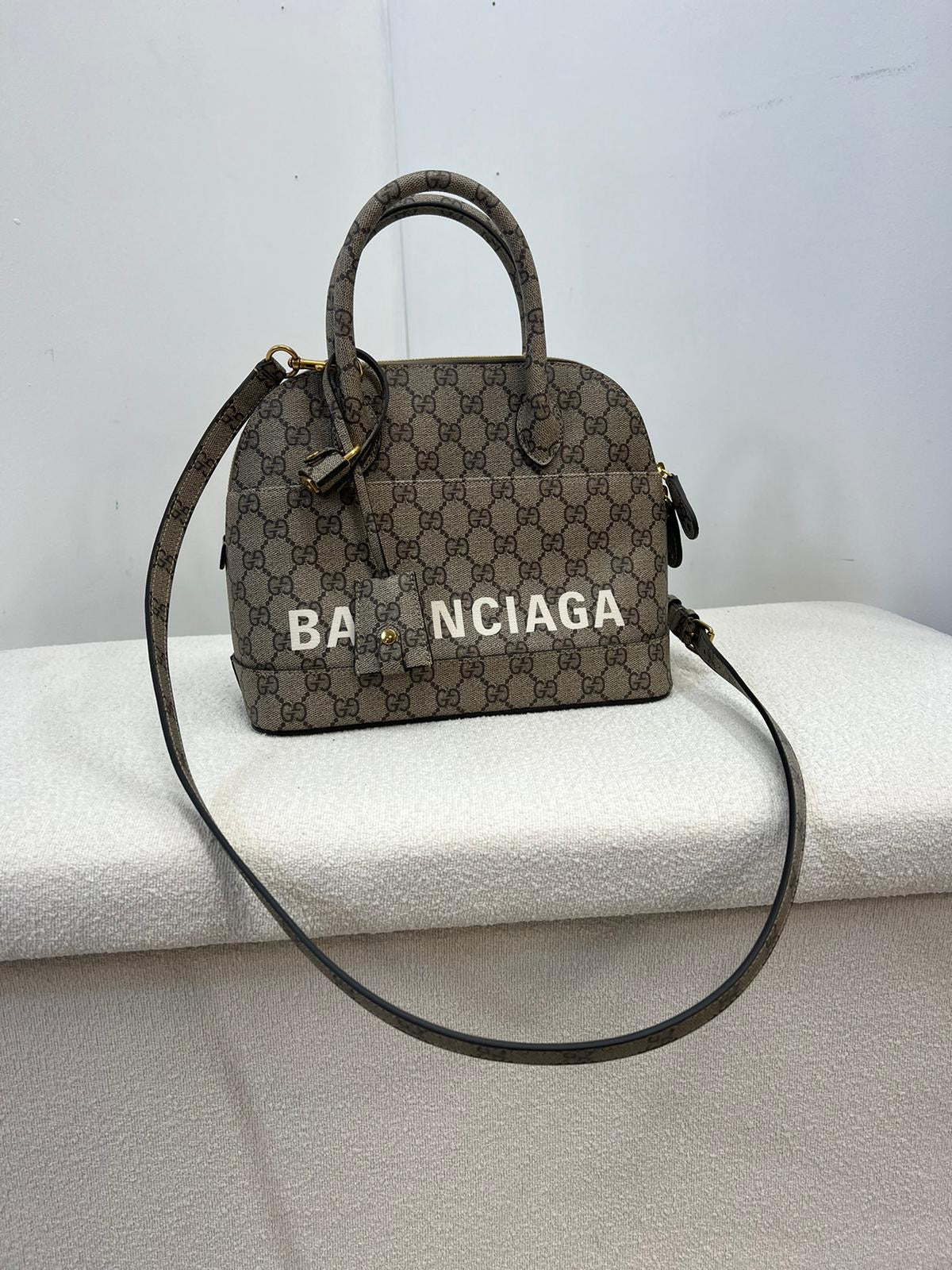 Balenciaga X Gucci GG Supreme The Hacker Project Bag