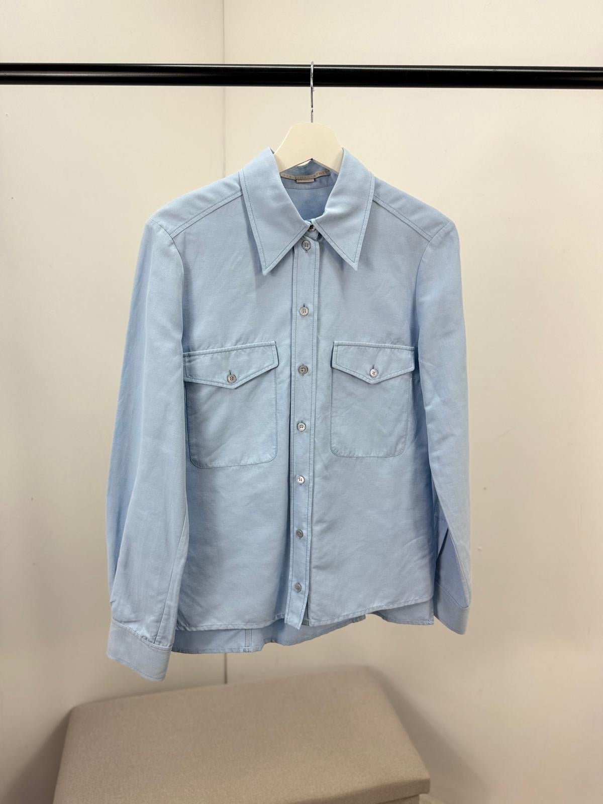 Stella McCartney Blue 2 Pocket Shirt - UK 10