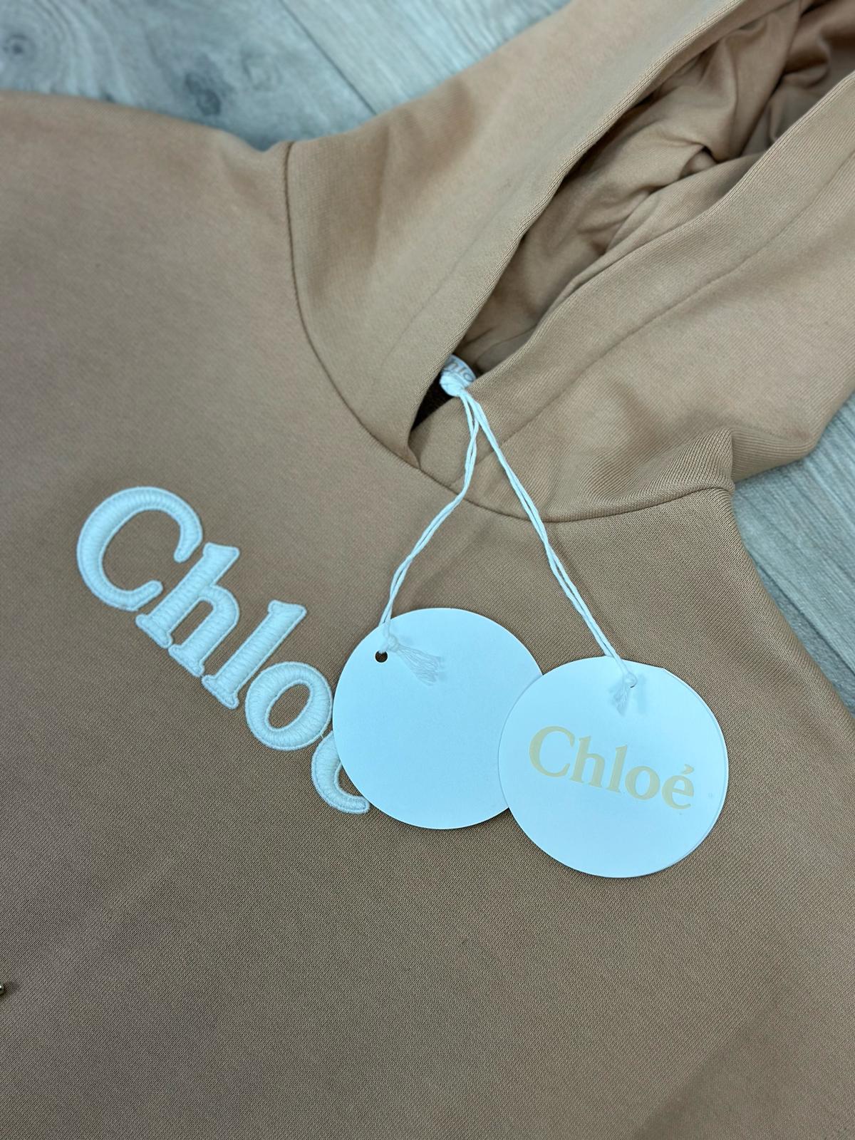 Kids Chloe Nude Hooded Dress - Age 8 in tags