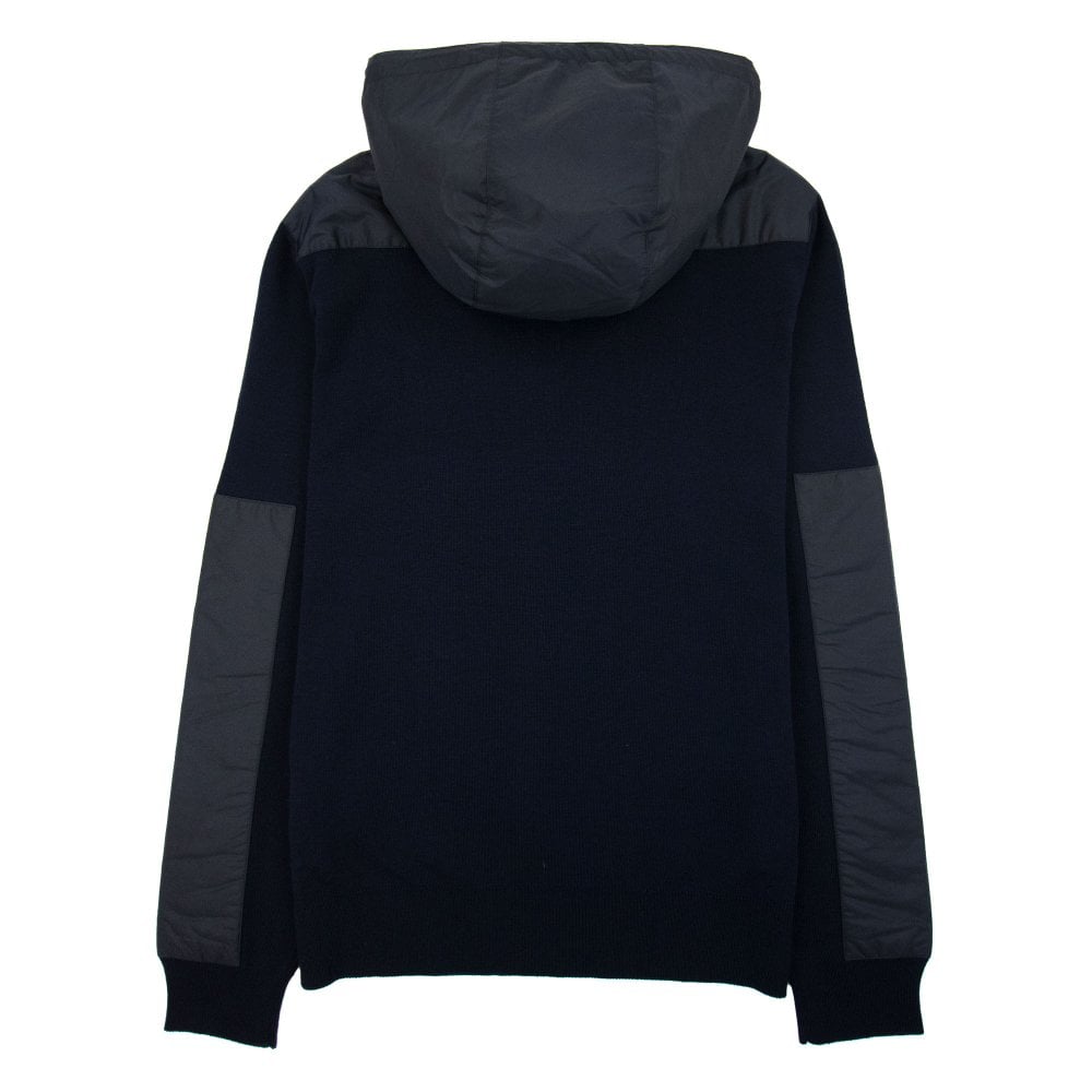 Prada Black Re-Nylon Fleece Hooded Jacket -50/M