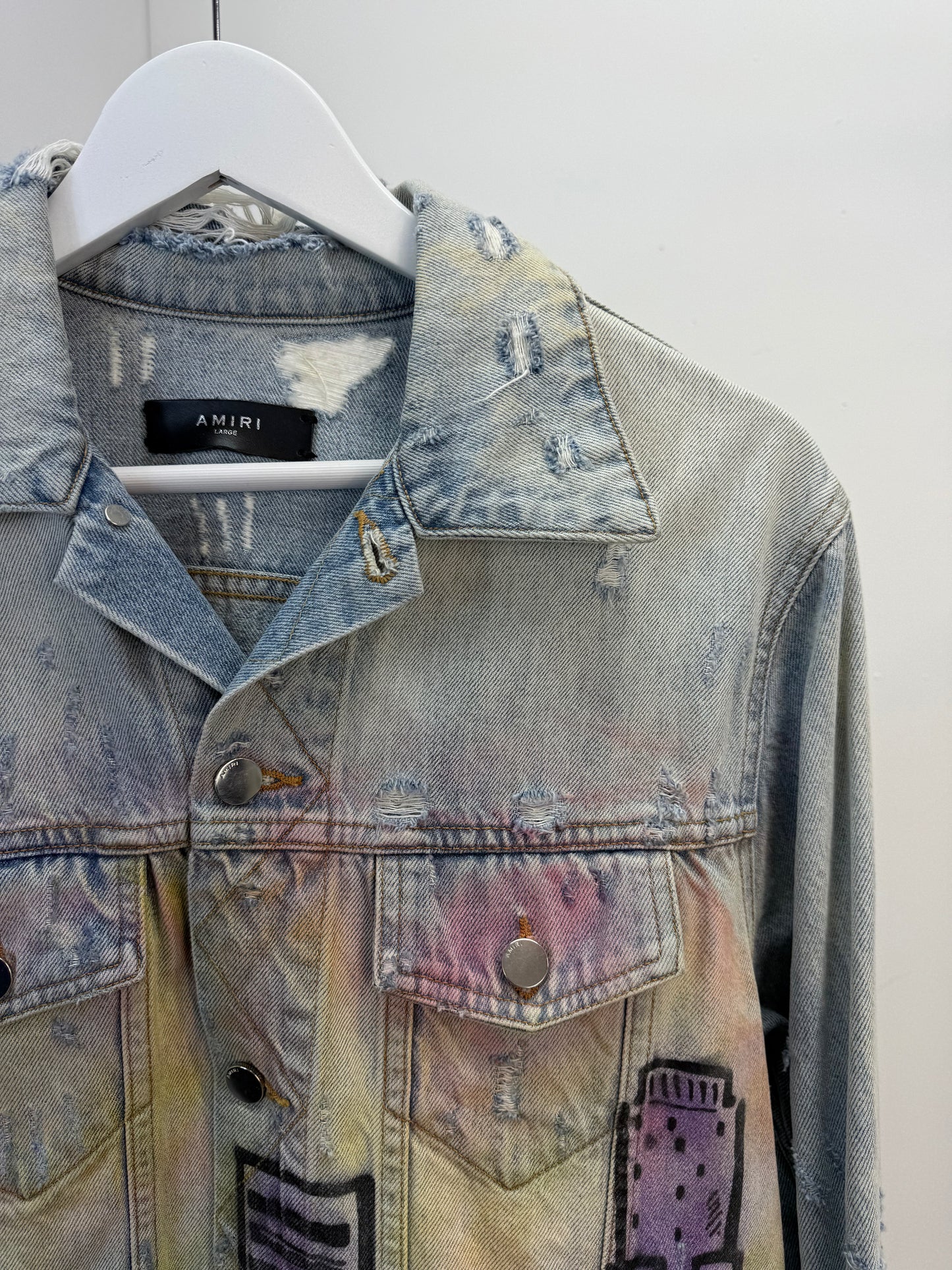 Amiri Hollywood Denim Jacket - Large