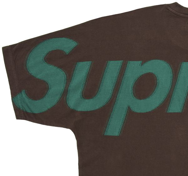 Supreme Brown Large Teal Logo T-Shirts – Large