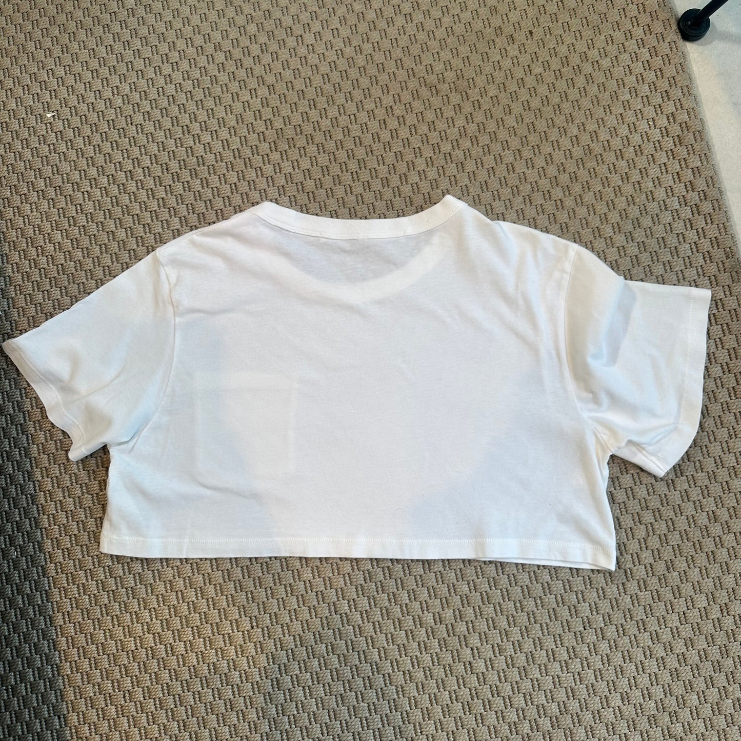 Alexander Wang White Logo Crop Top - Medium