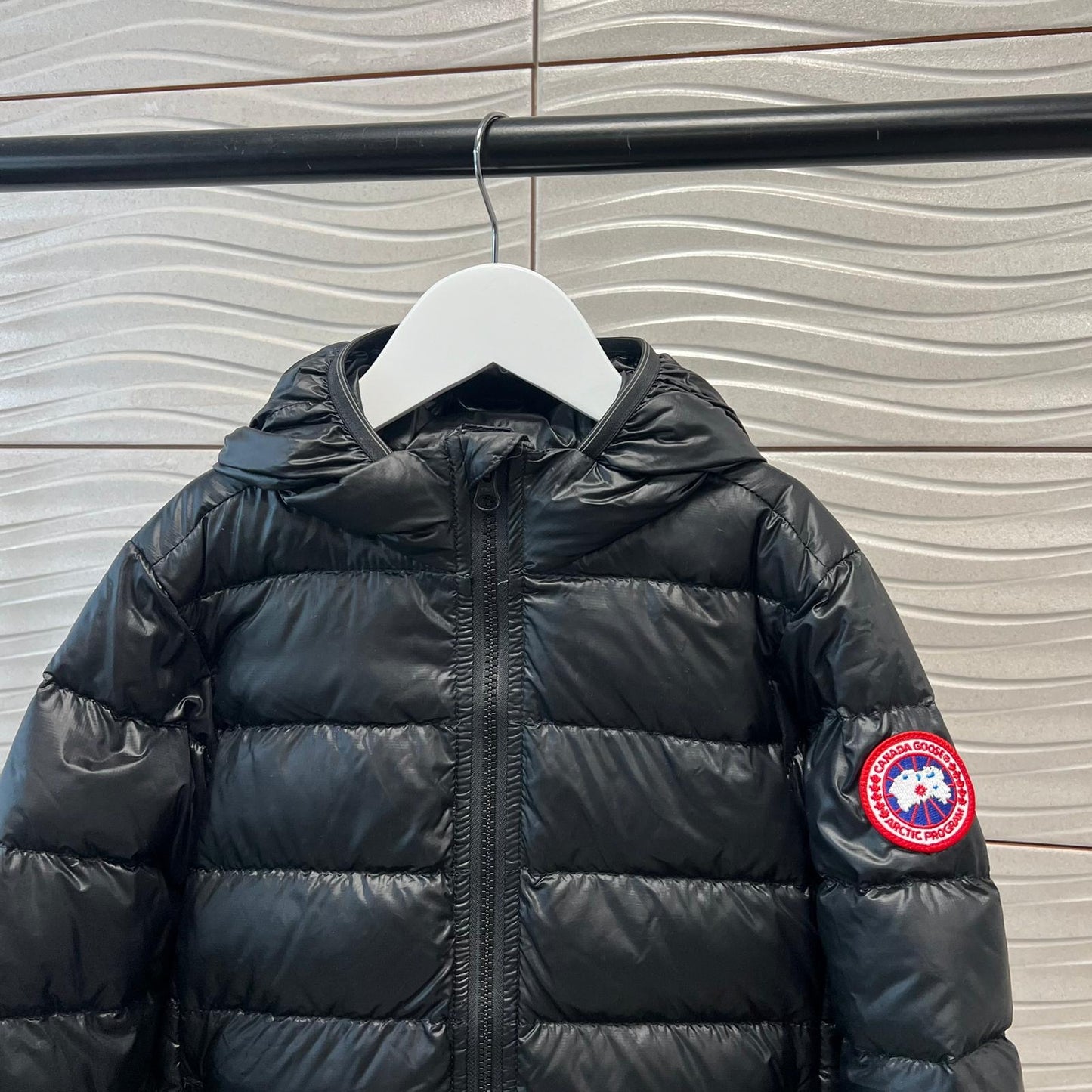 Canada Goose kids black puffer coat - Age 7/8