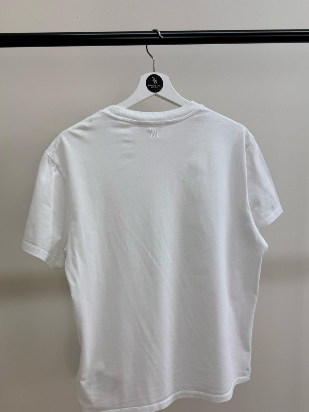 Ami White Heart T-Shirt-Medium