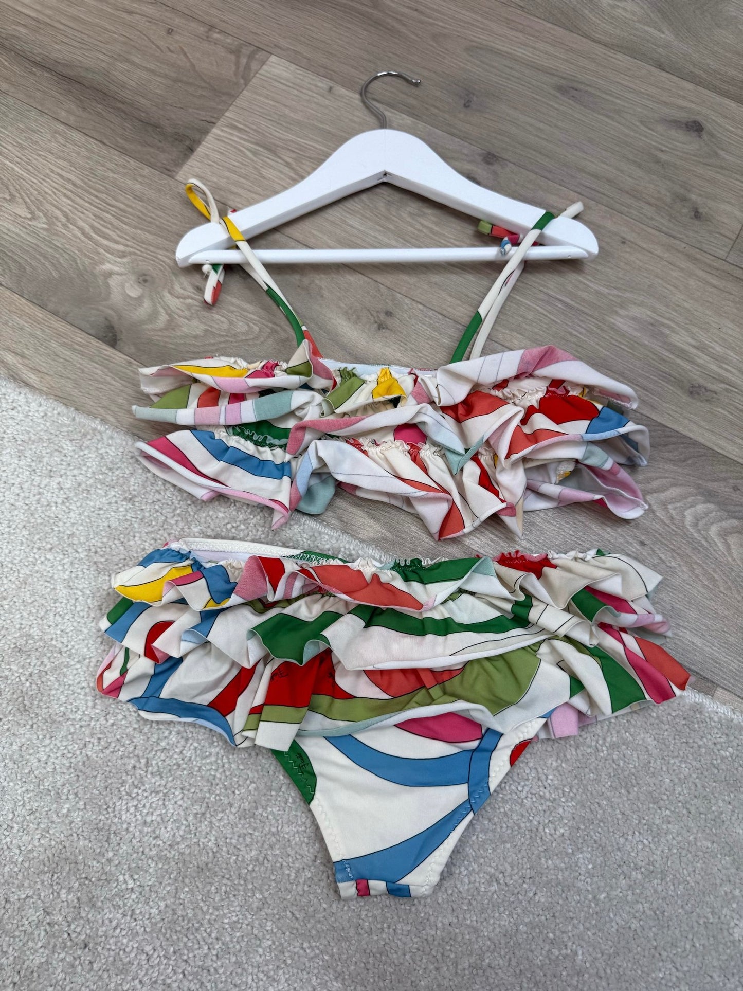 Kids Emilio Pucci Multi Colour Spaghetti Strap - Age 8