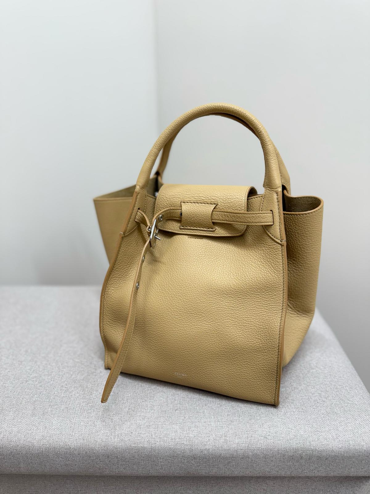 Celine ‘Big Bag’ Tan Handbag , Small