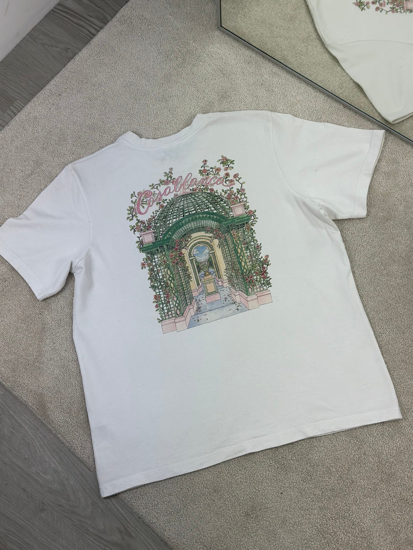 Casablanca White Ally T-Shirt - XXL