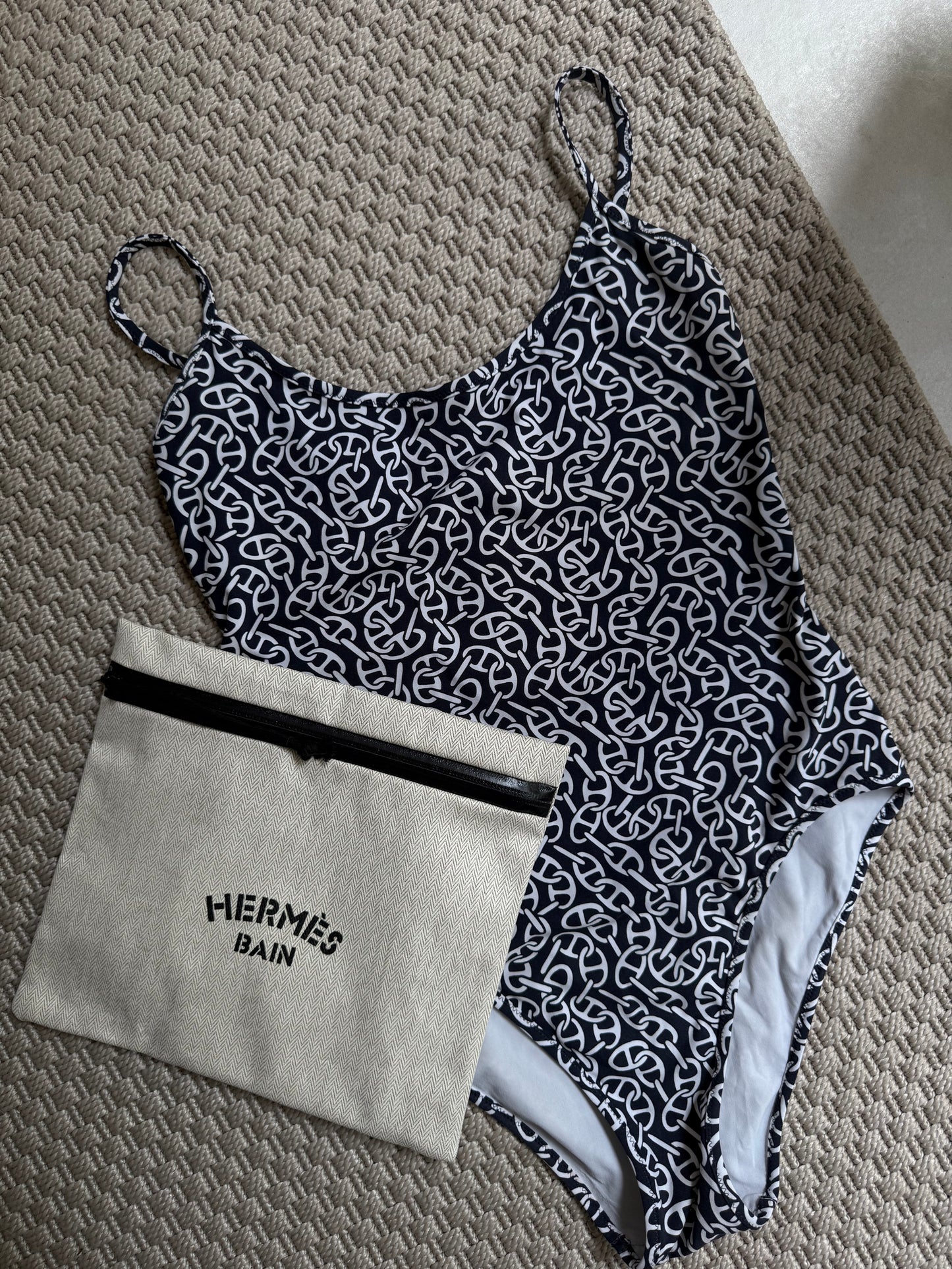 Hermes Naoussa one piece swimsuit - UK 8