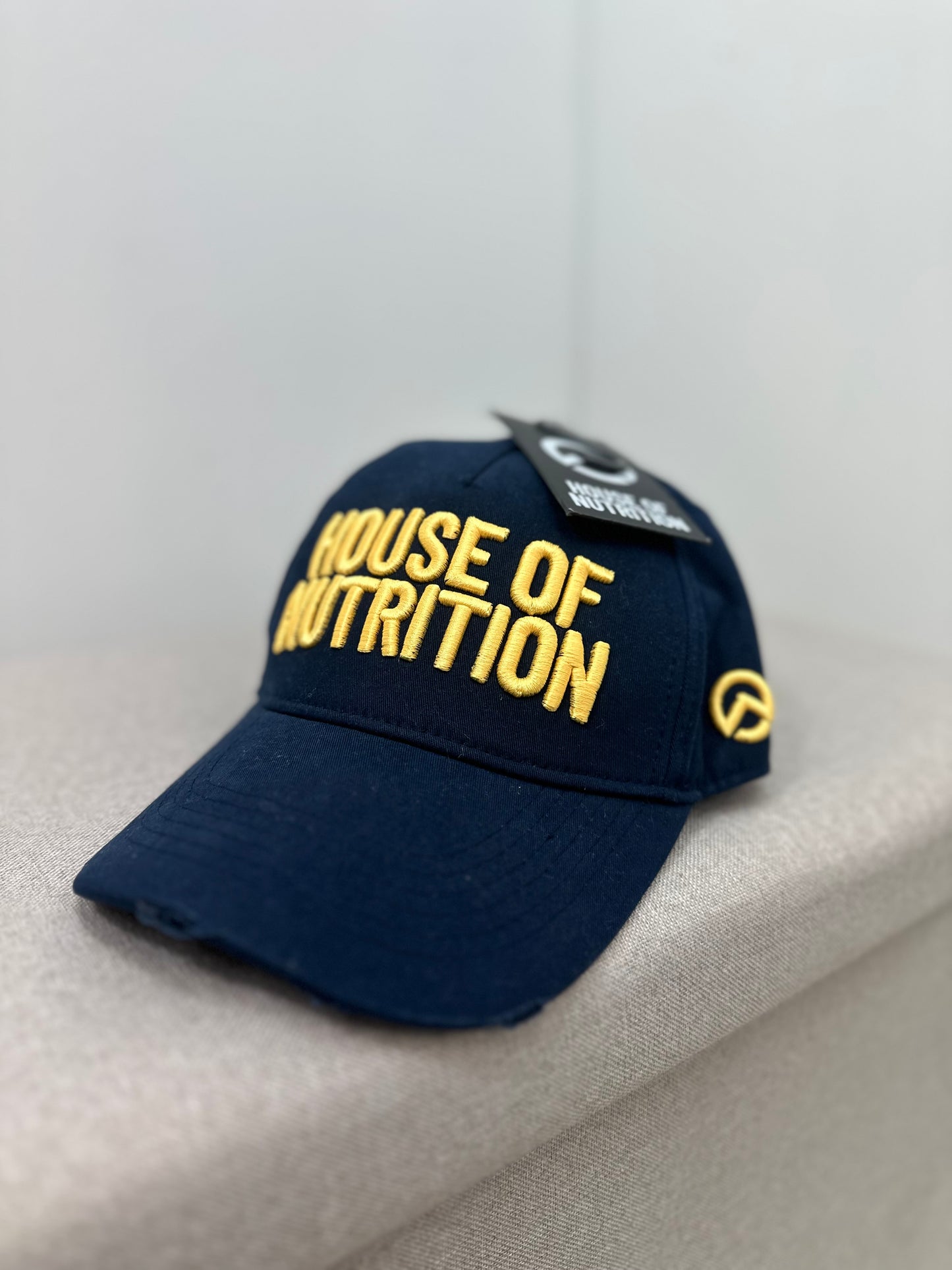 Kids HOUSE OF NUTRITION Navy & Gold Cap, Brand New - One Size