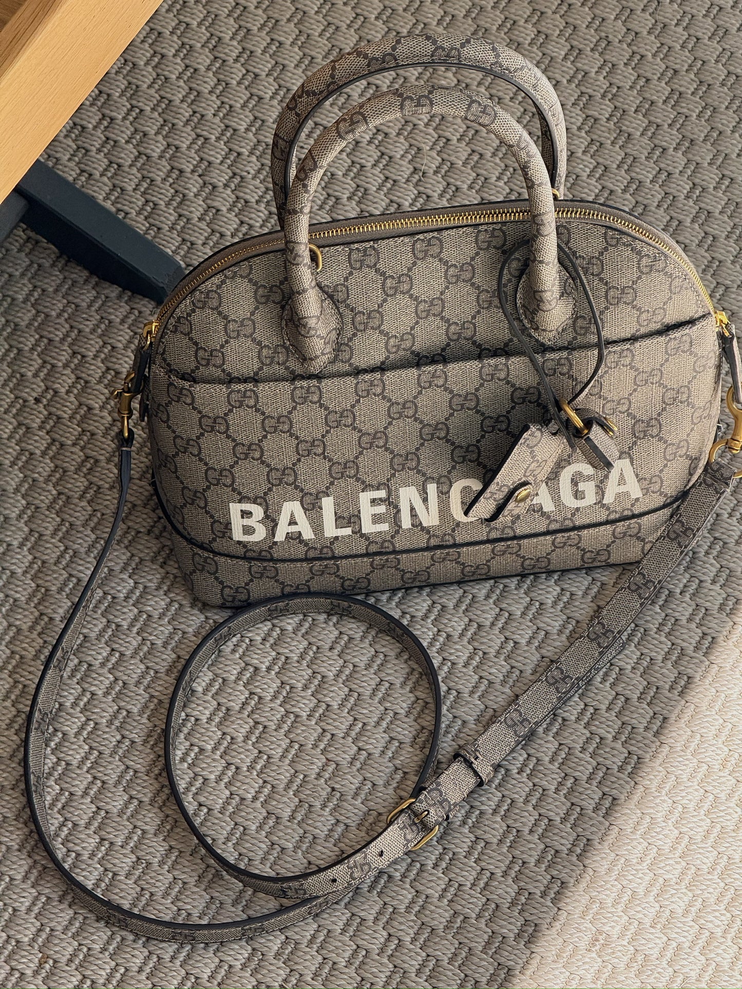 Balenciaga X Gucci GG Supreme The Hacker Project Bag
