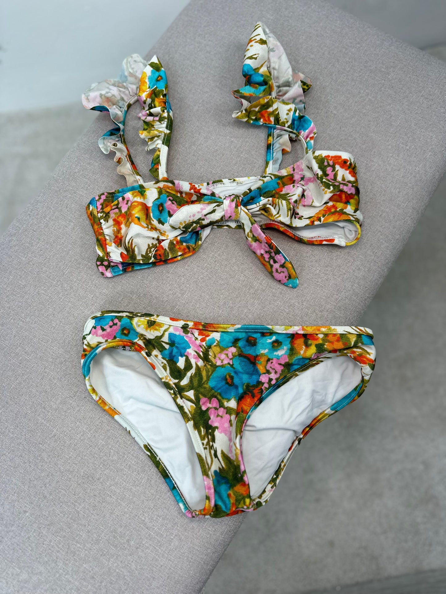 Kids Zimmerman Multicolour Bow Bikini - Age 10