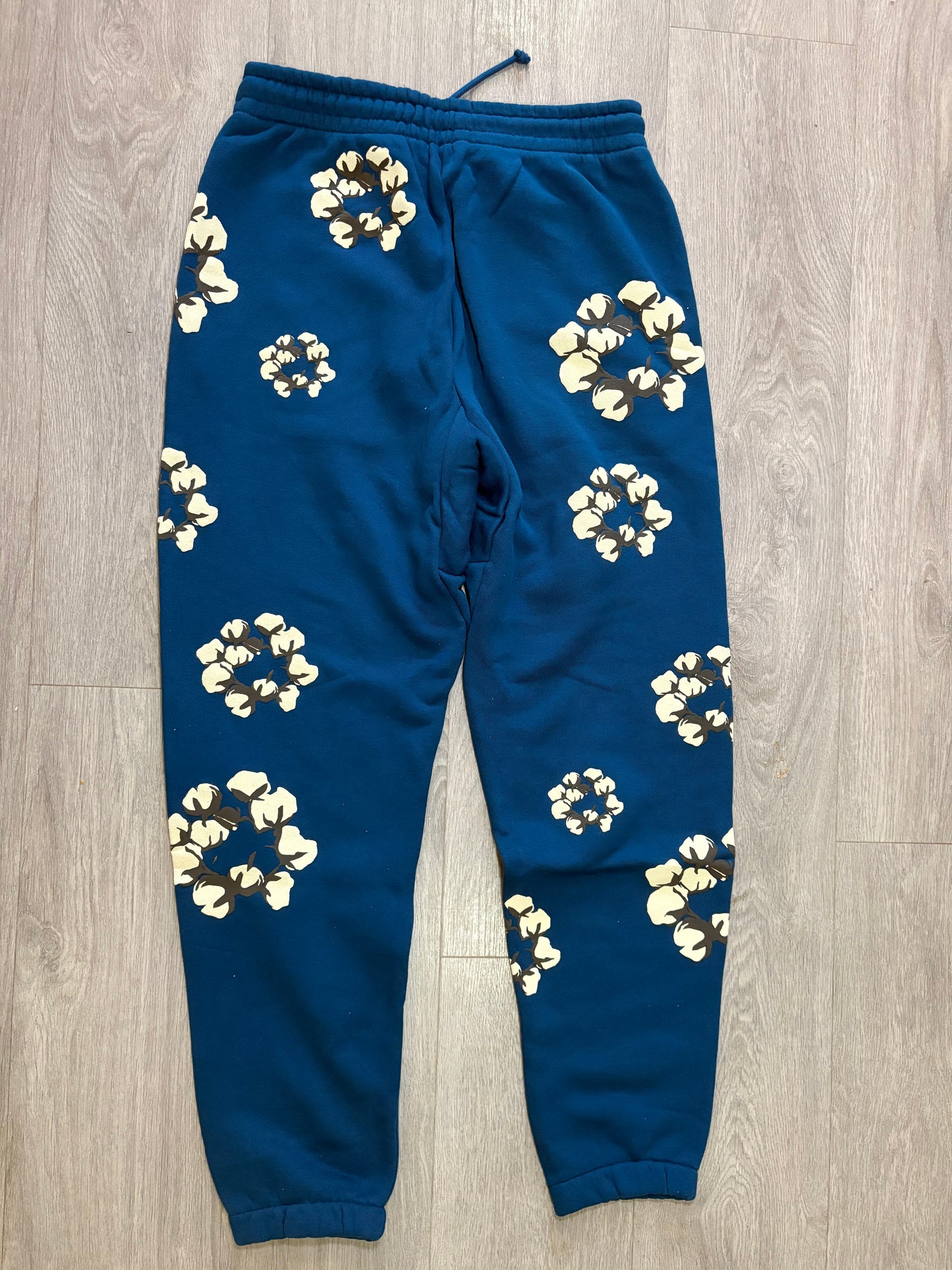 Denim Tears Navy Monochrome Wreath Tracksuit Bottoms – New In Tags Medium